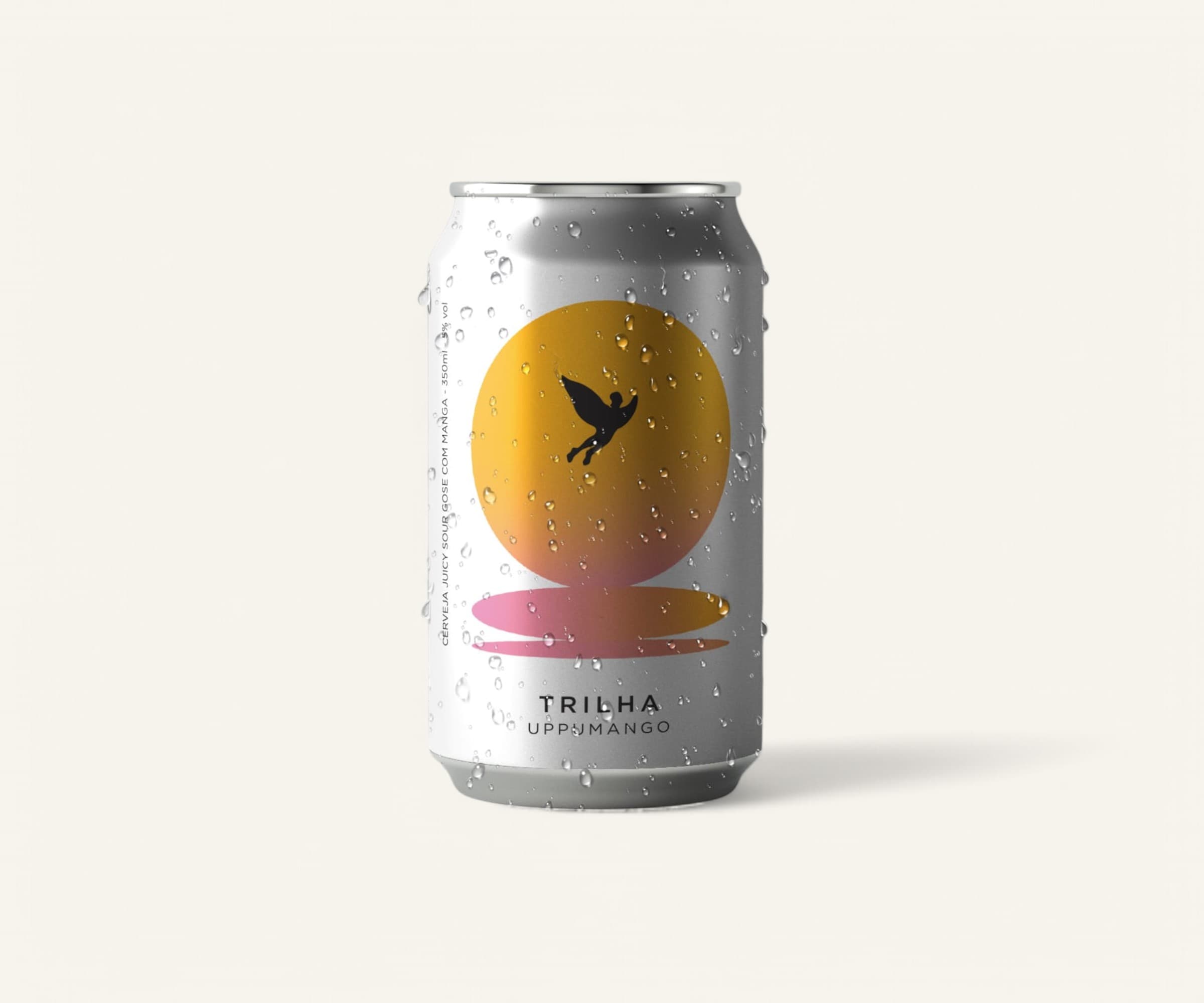 Cerveja uppumango juicy sour gose Trilha 350ml
