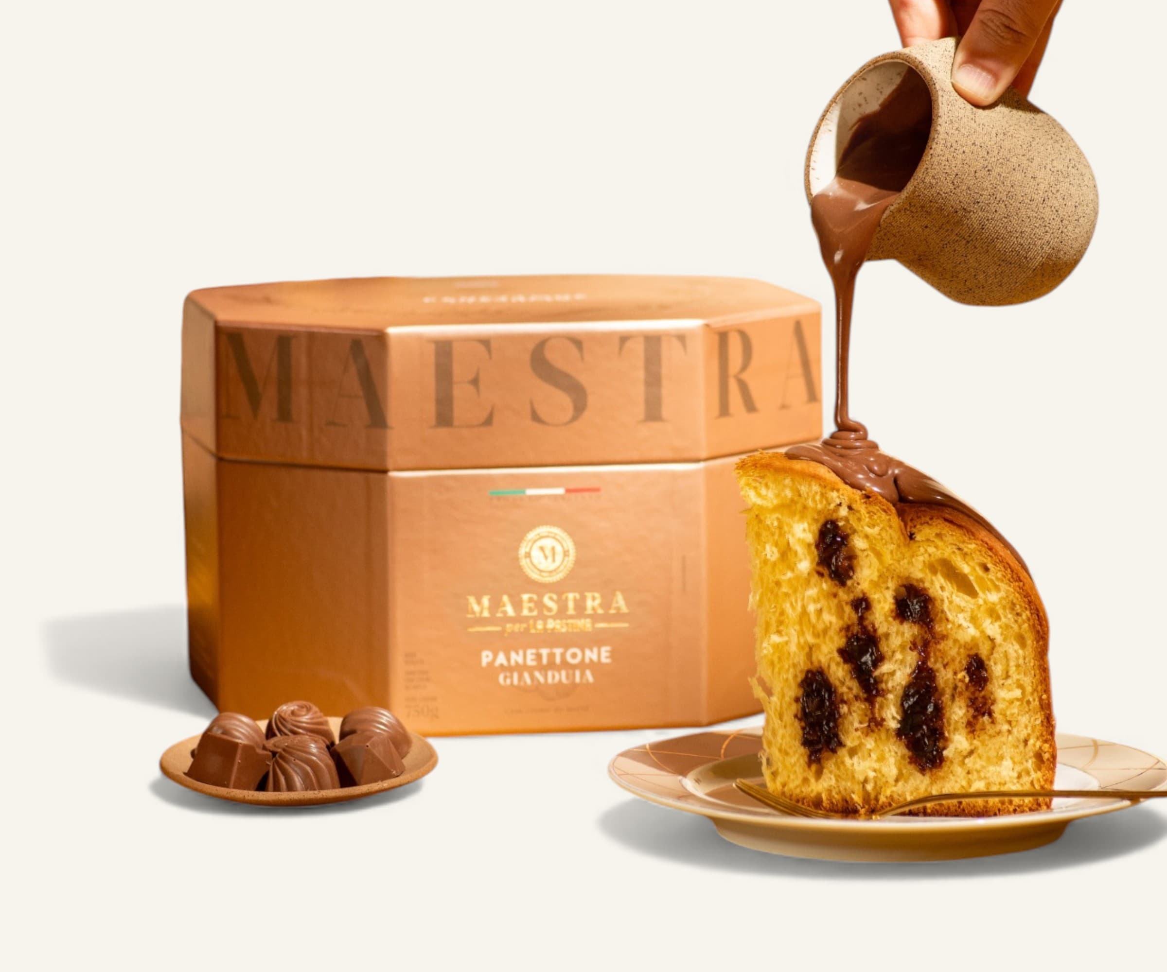Panettone gianduia Maestra per La Pastina 750g