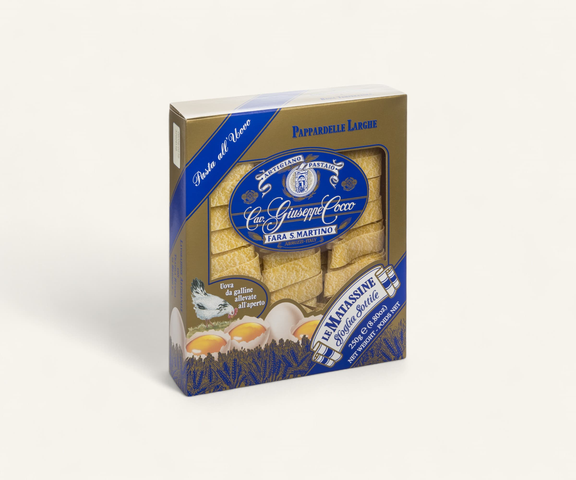 Macarrão pappardelle de grano duro ao ovo matassine 200g