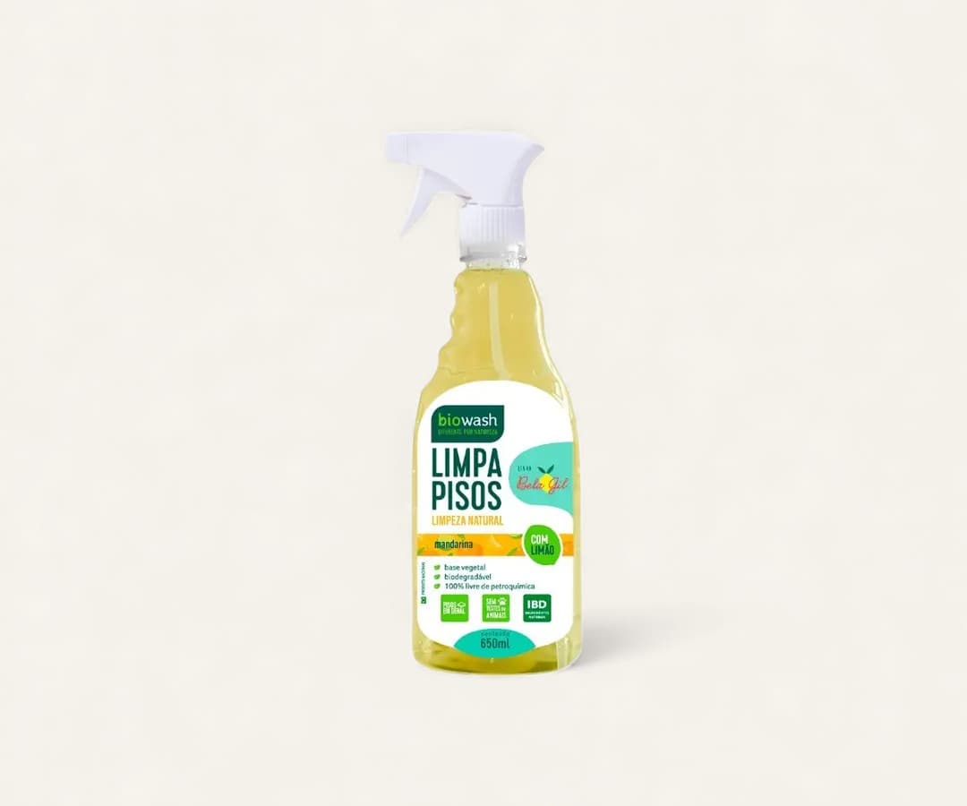 Limpa pisos mandarina com limão Biowash 650ml
