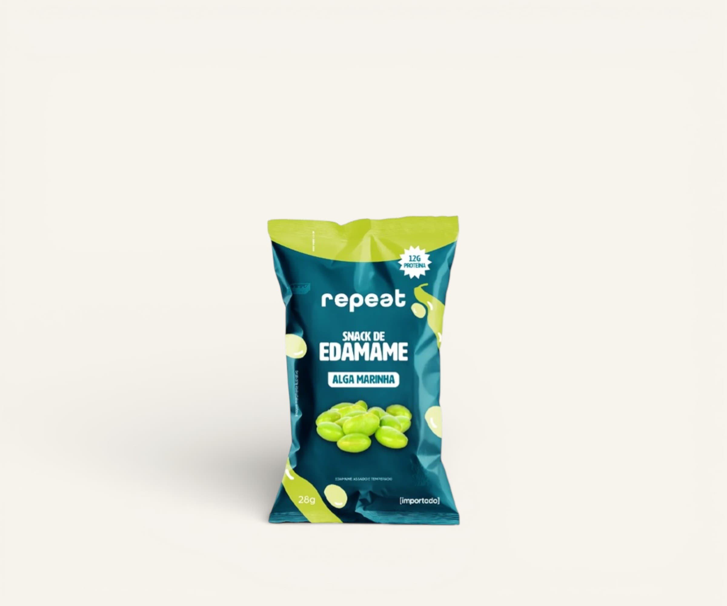 Snack de edamame Repeat alga marinha 28g