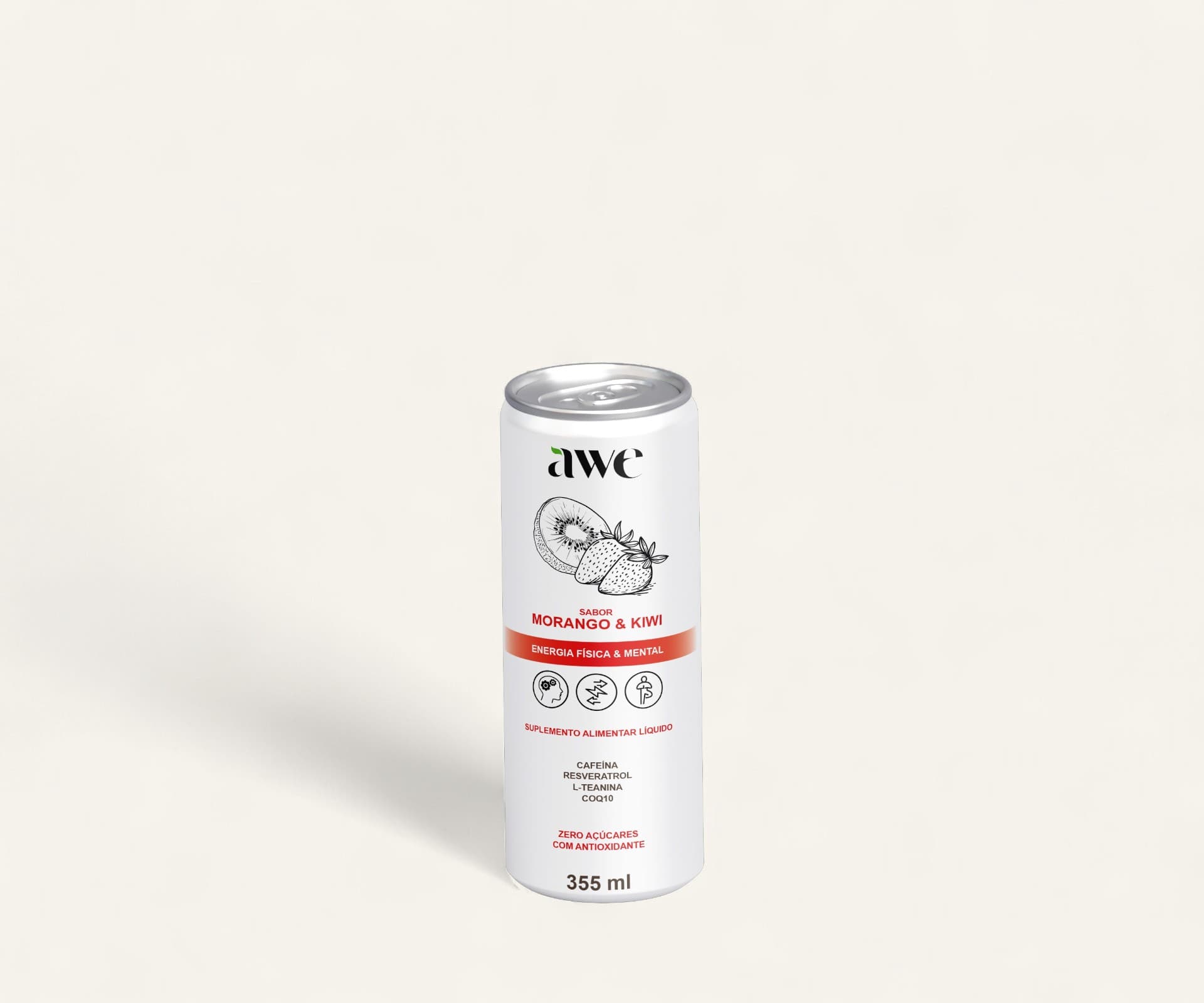 AWE morango e kiwi 355 ml