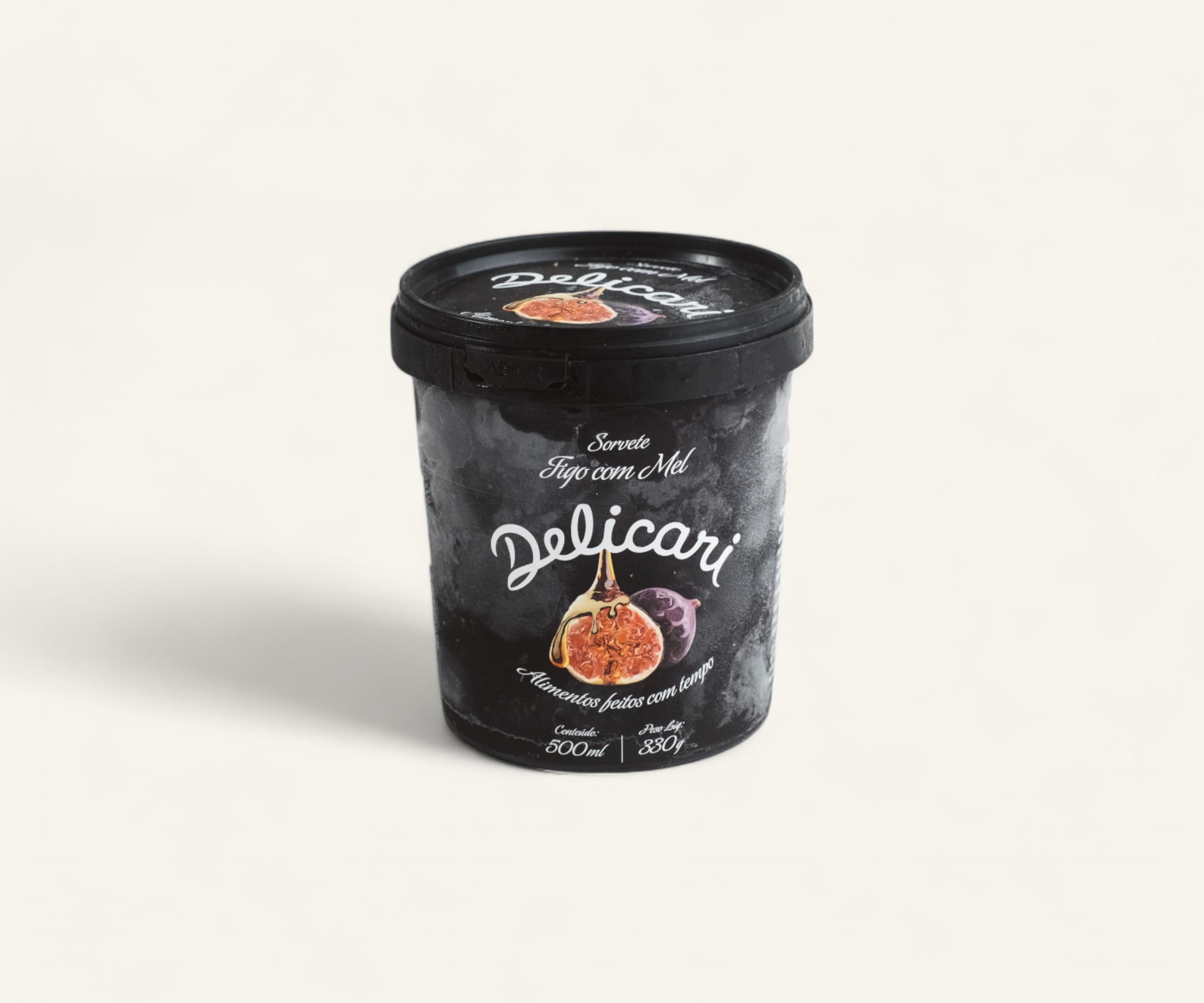 Sorvete de figo com mel Delicari 500ml