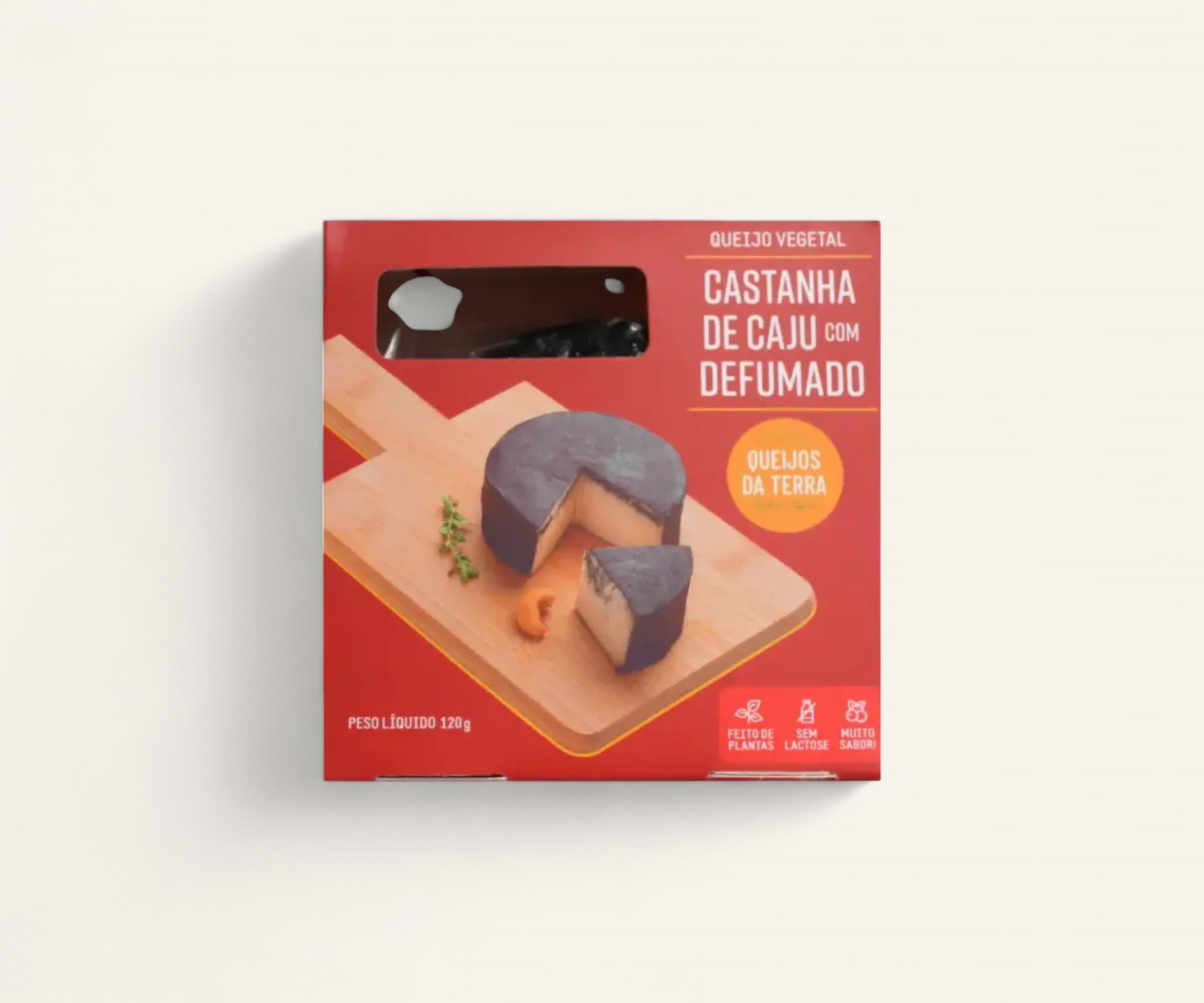 Queijo de castanha de caju defumado 120g