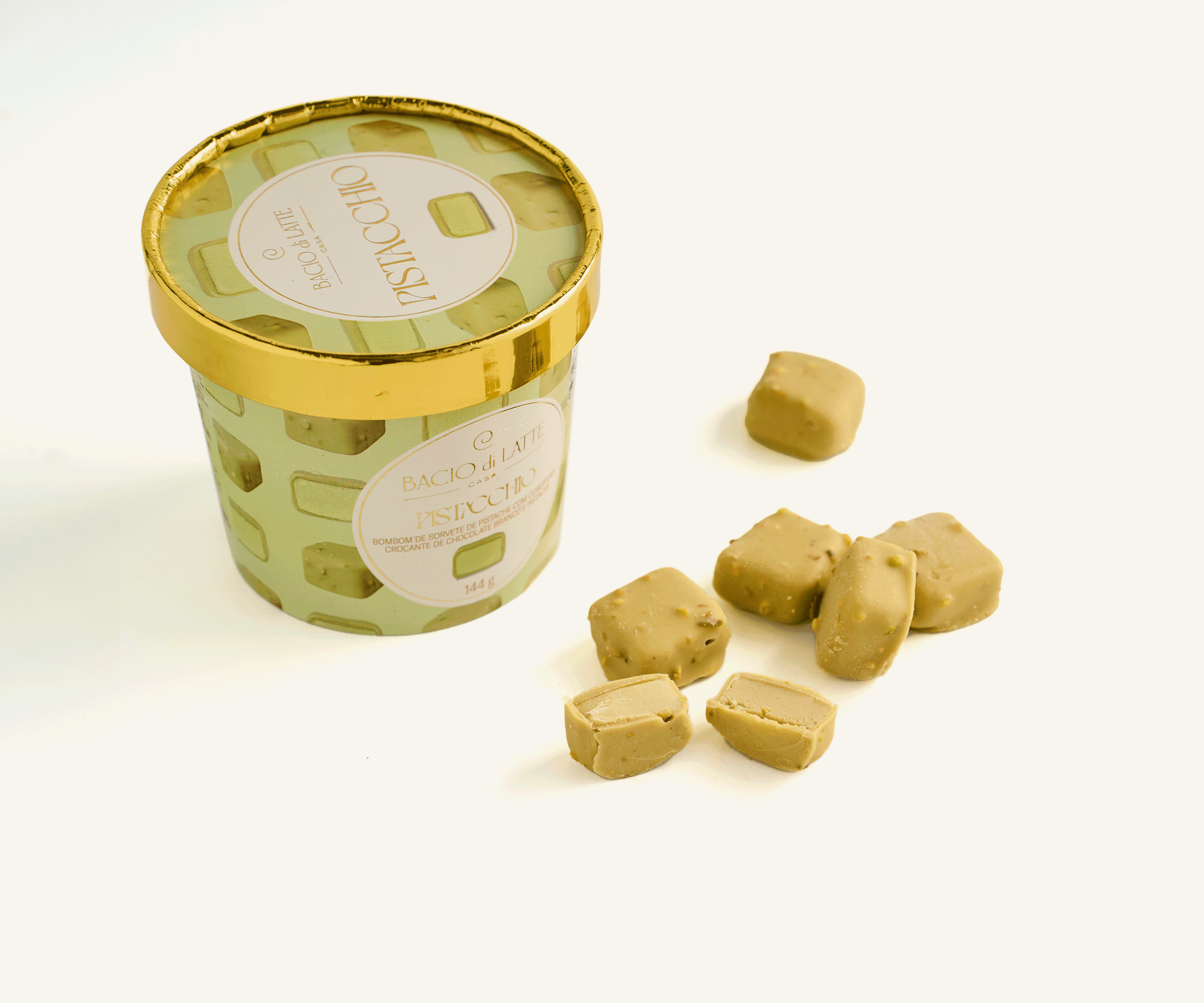 Bacio Di Latte Bombom Gelato Pistacchio 114g
