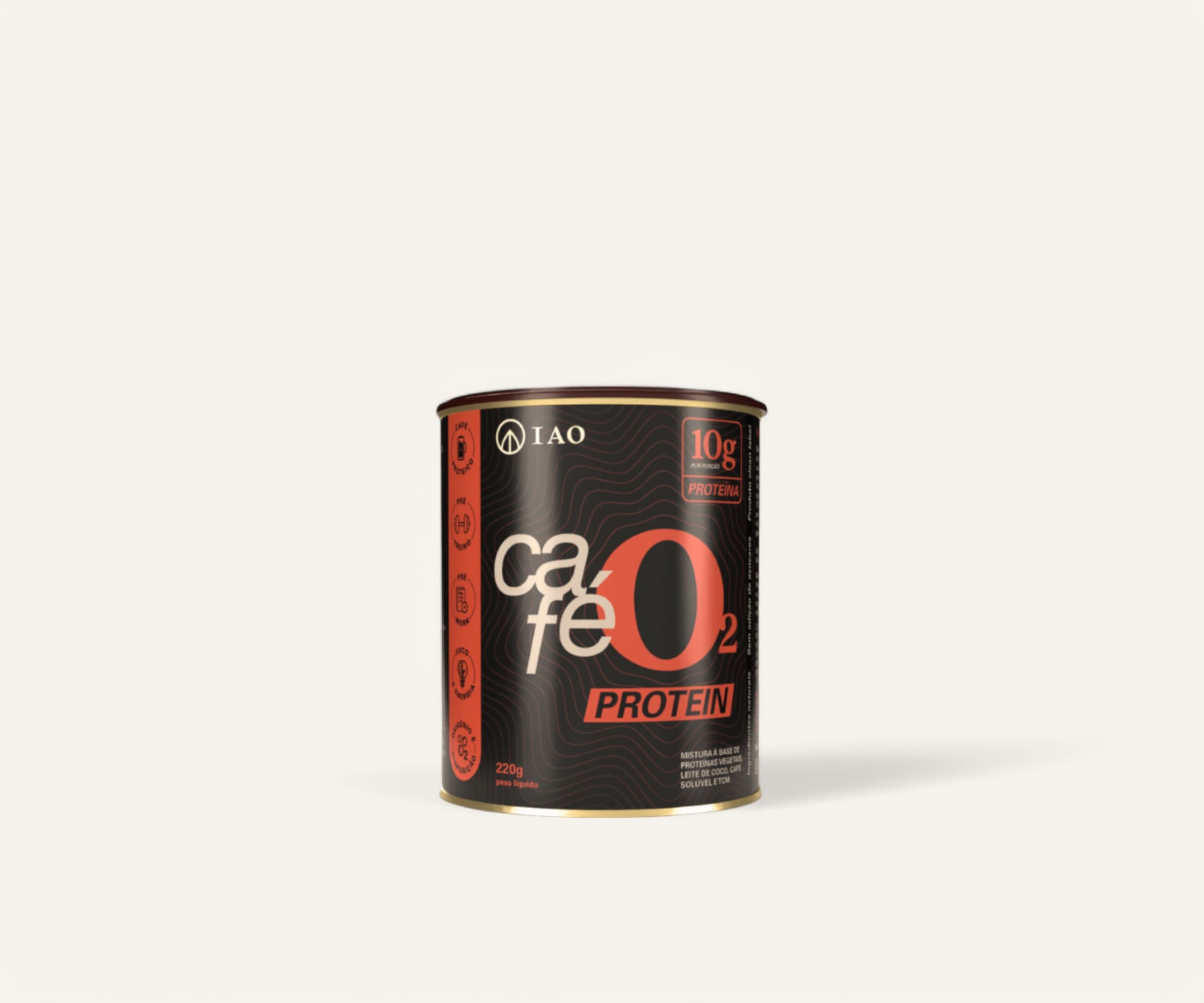 Café O₂ protein 10g de proteína 220g