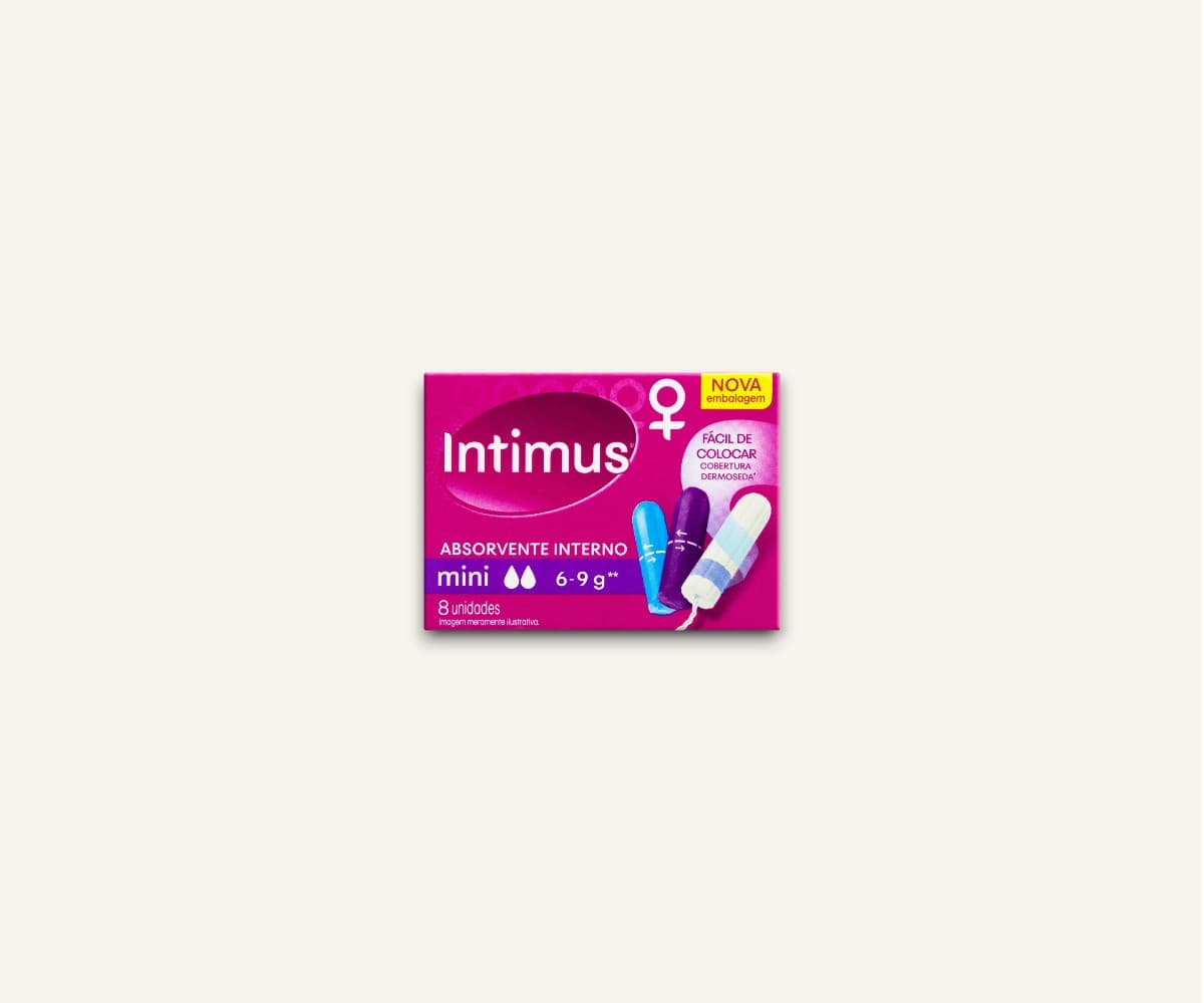 Absorvente interno mini Intimus 8un