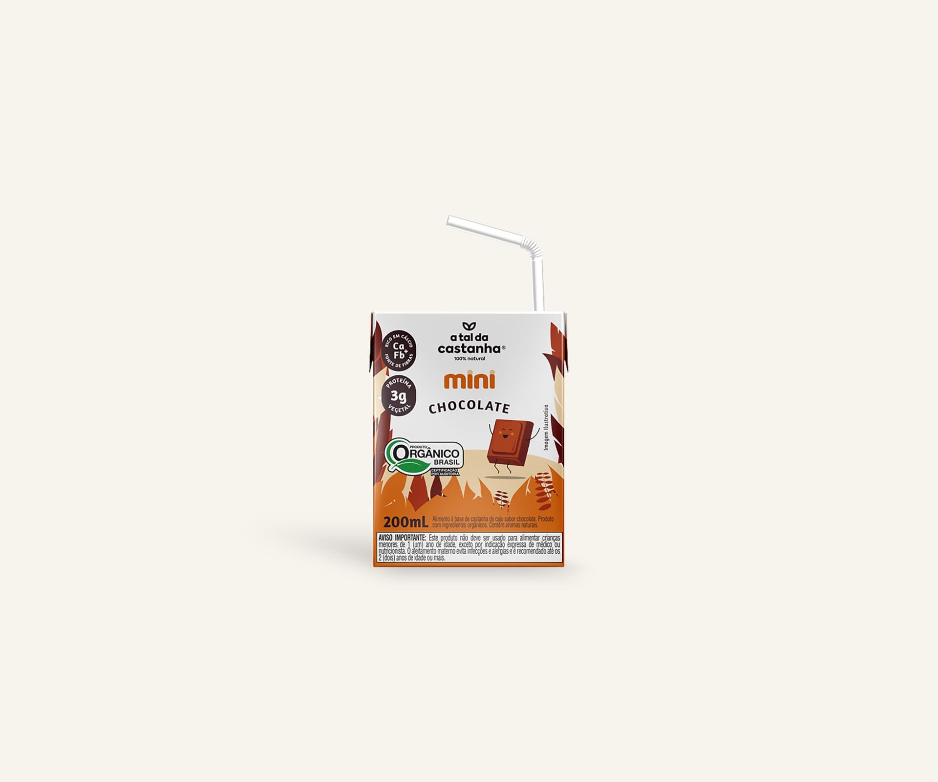 Bebida vegetal mini chocolate 200ml