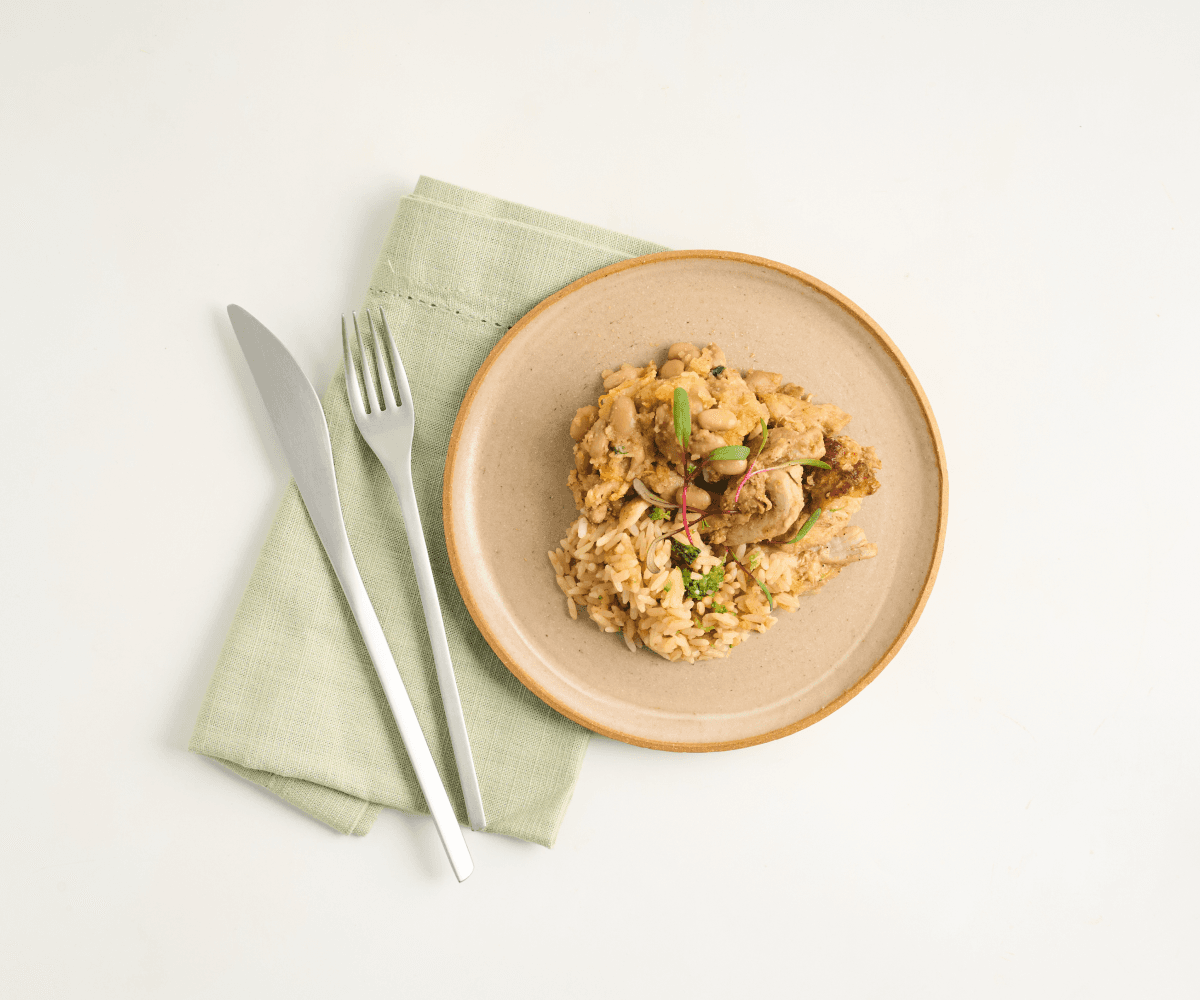 Sobrecoxa de frango assada ao vinho 300g