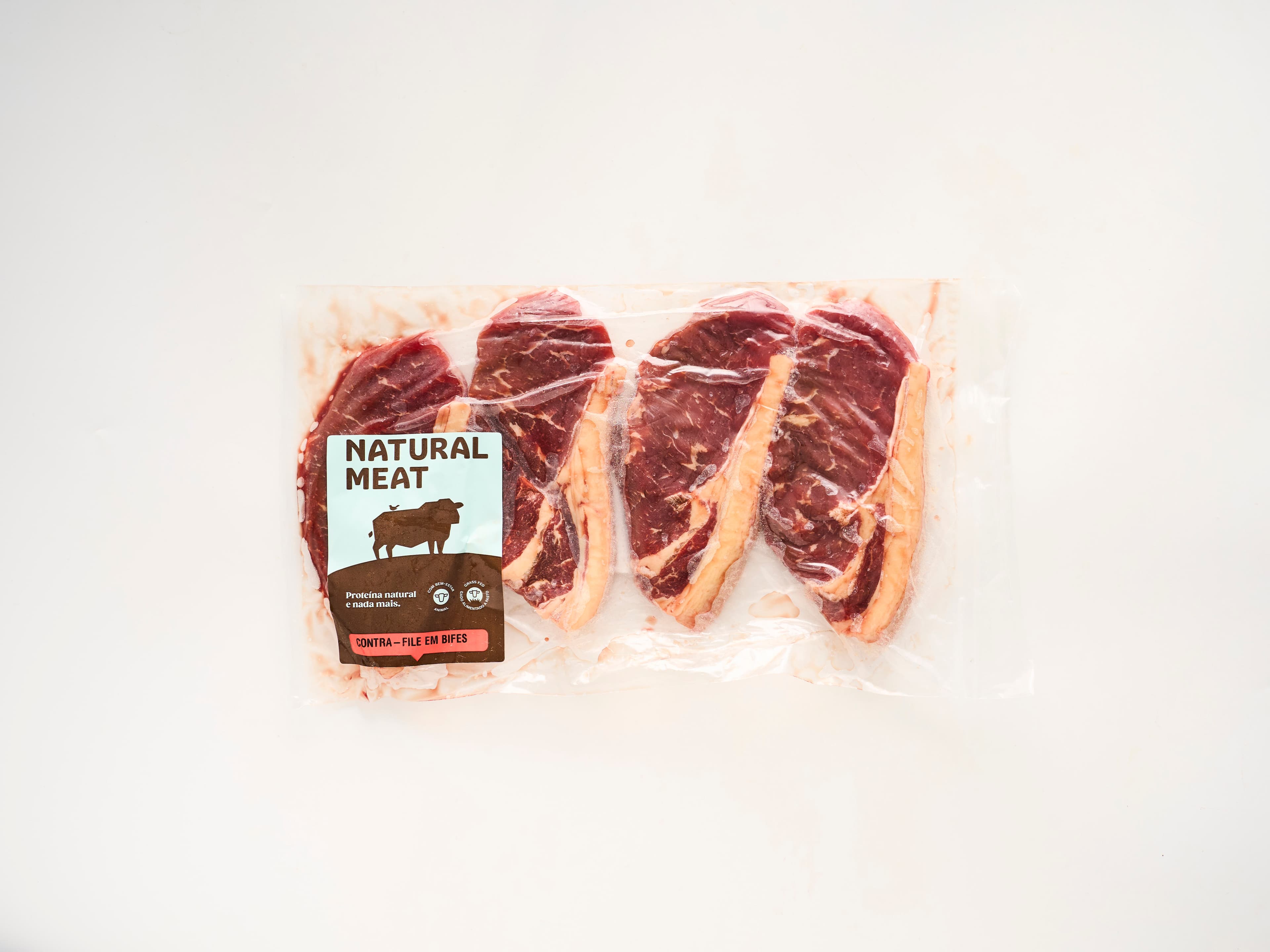 Contra filé bovino em bifes 400g