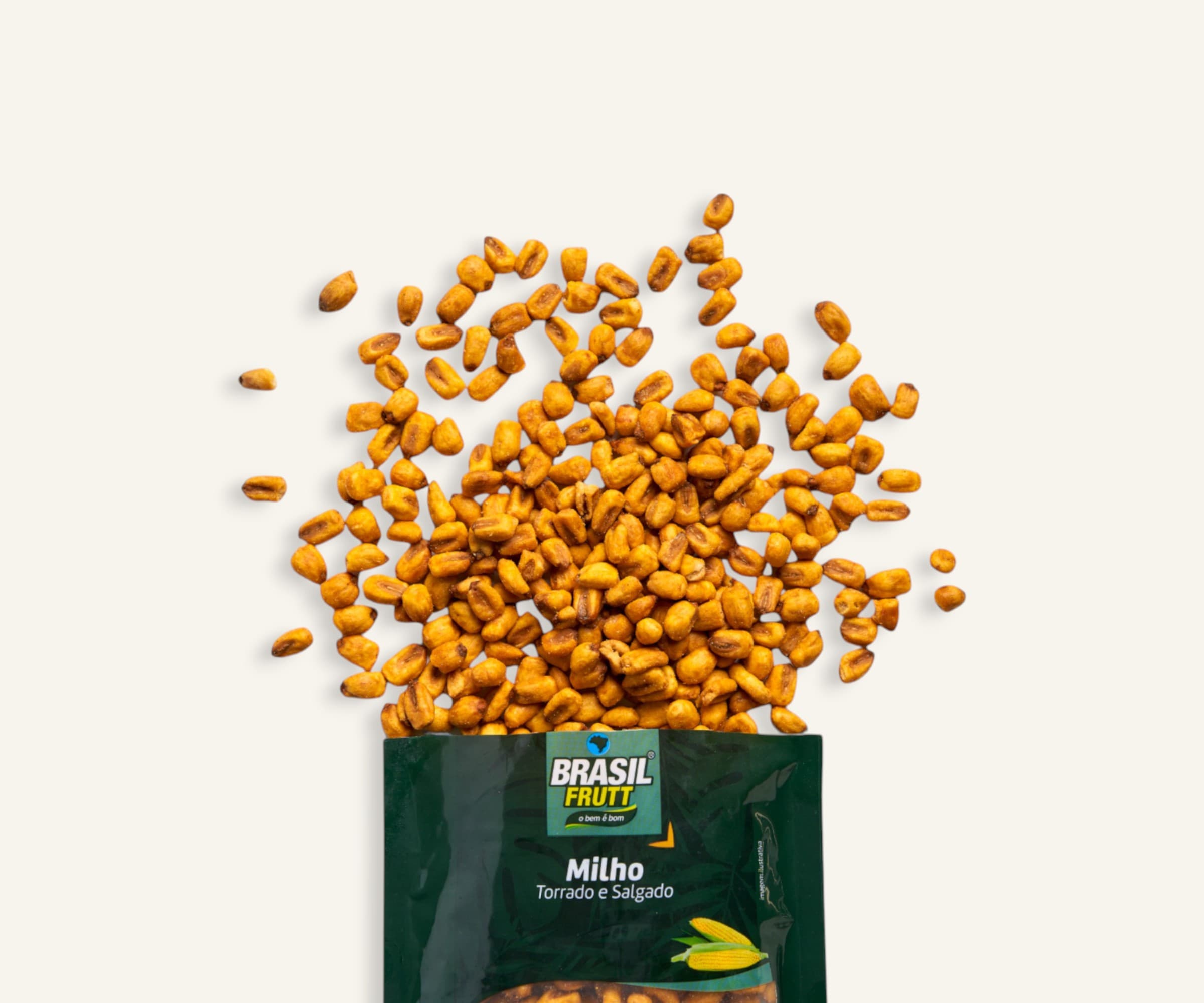 Milho torrado e salgado 160g