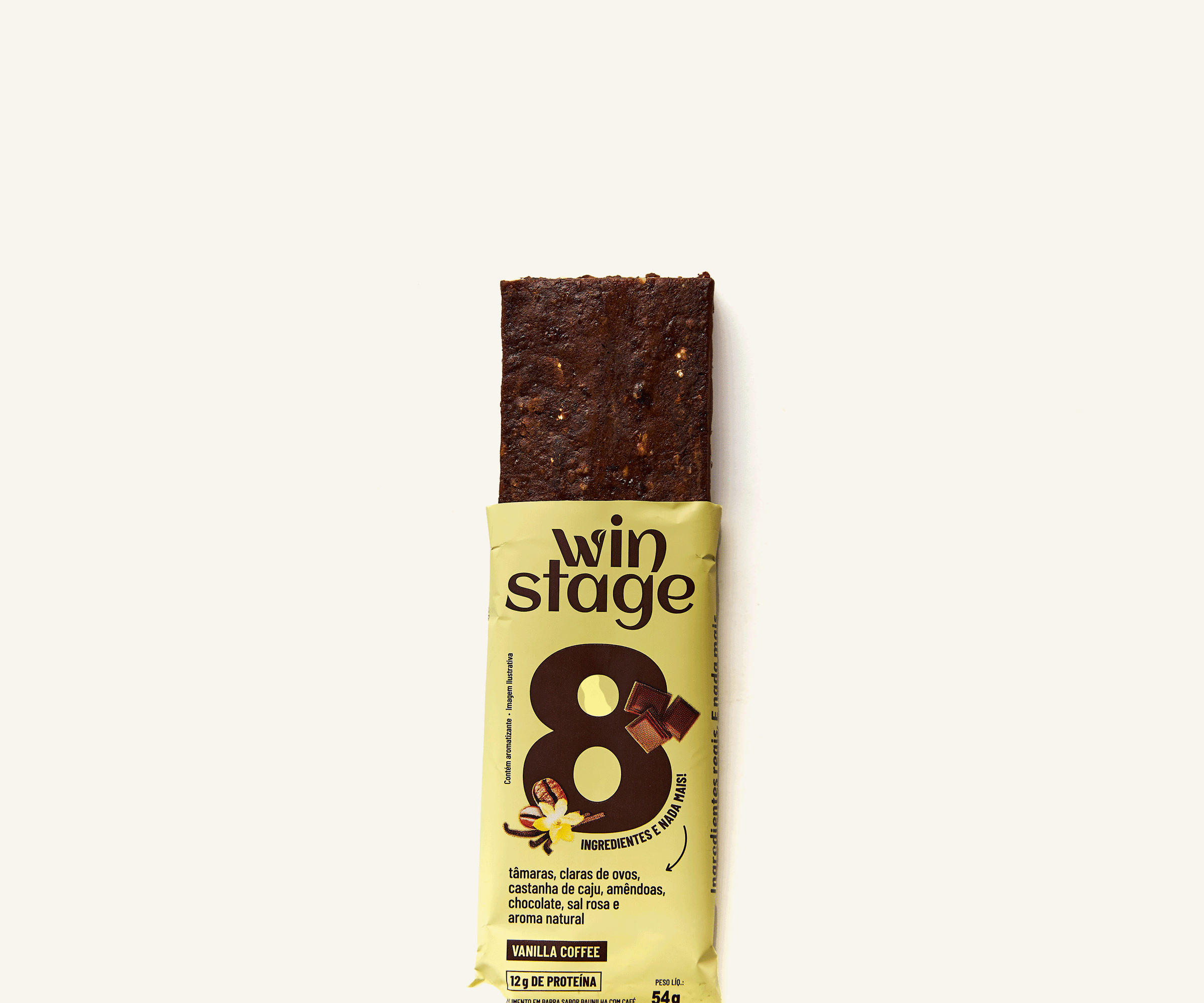 Barra de proteína Winstage vanilla coffee 54g