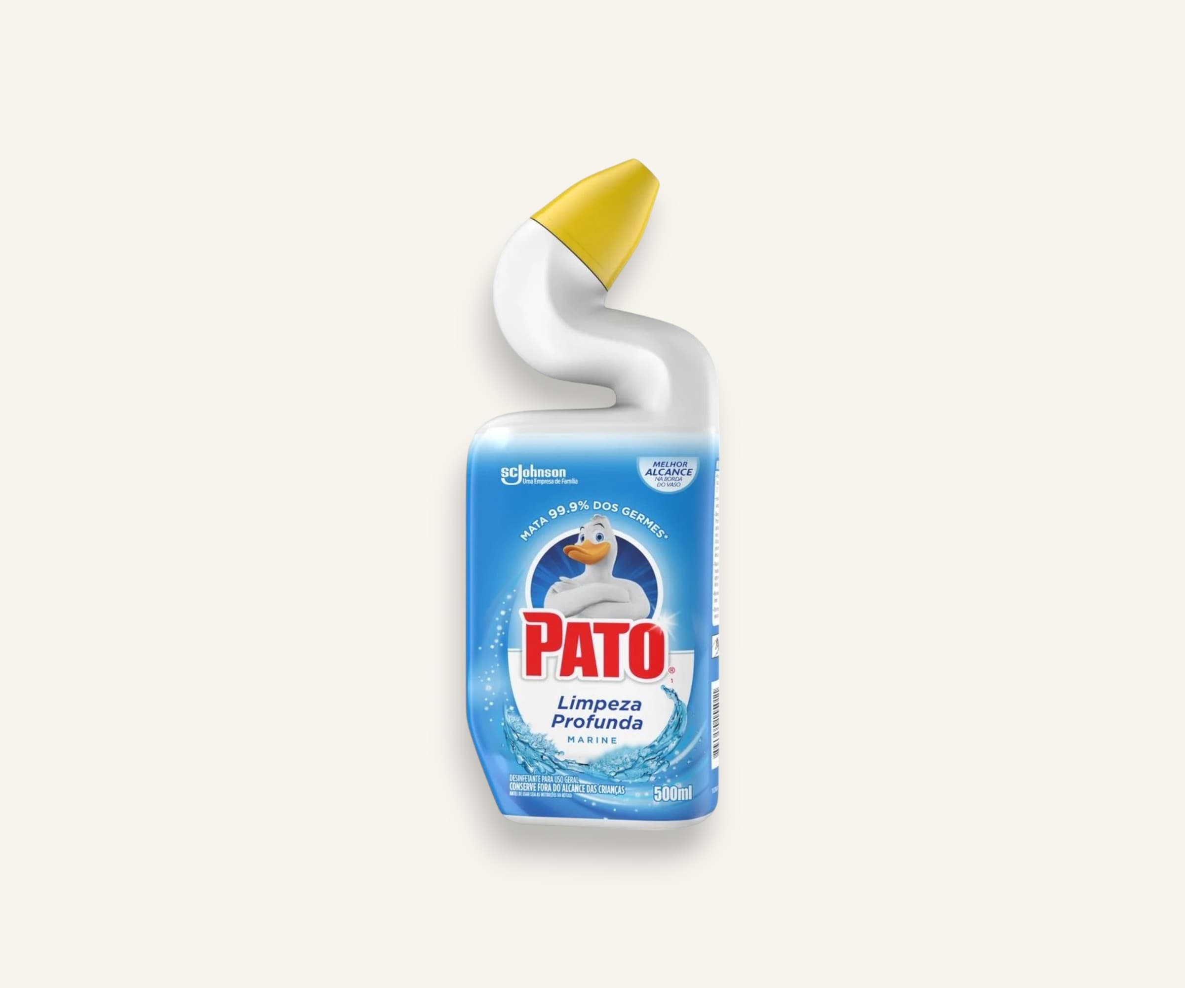Limpador sanitário em gel limpeza profunda Pato Marine 500ml