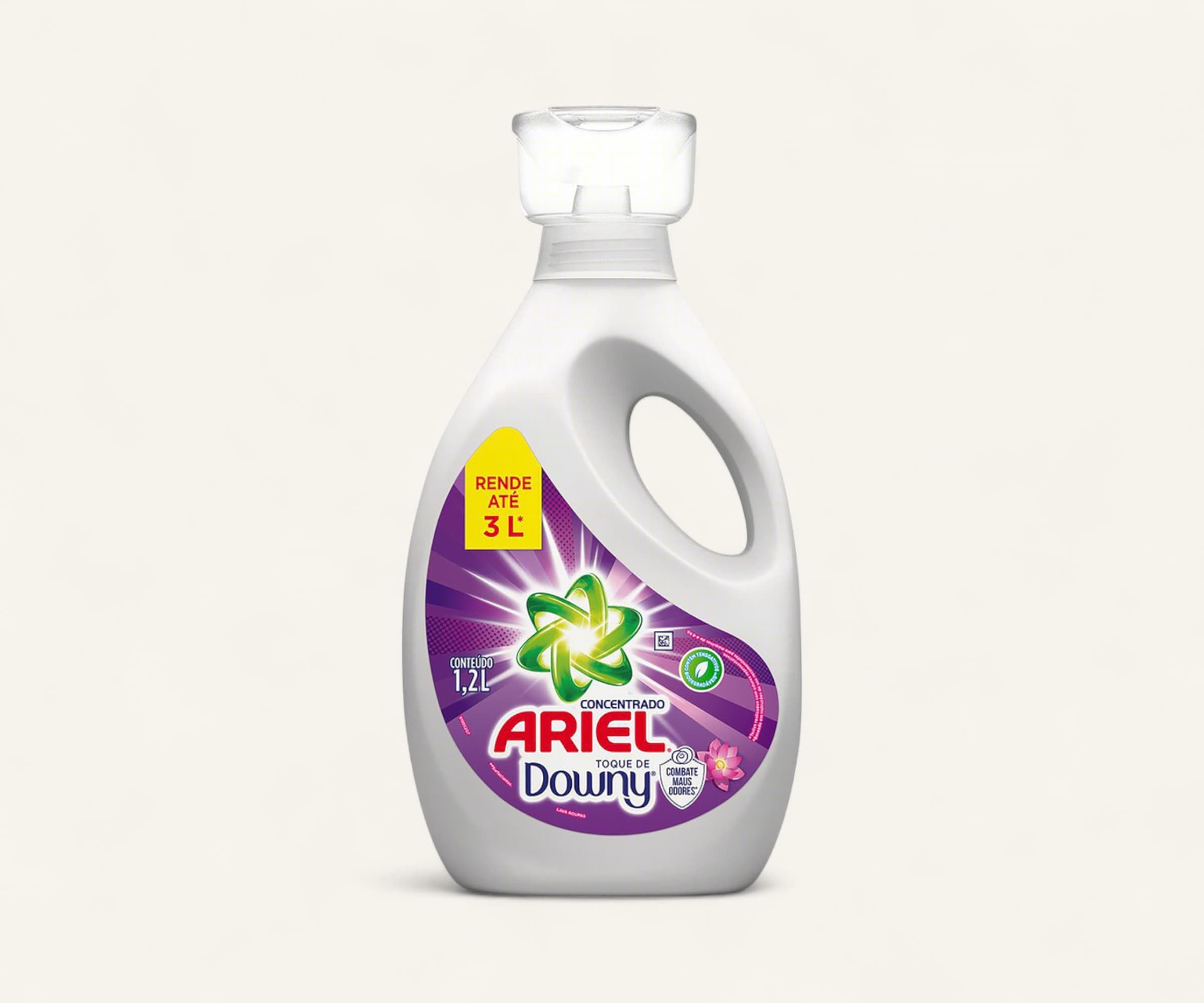 Lava roupas concentrado com toque de Downy Ariel 1,2l