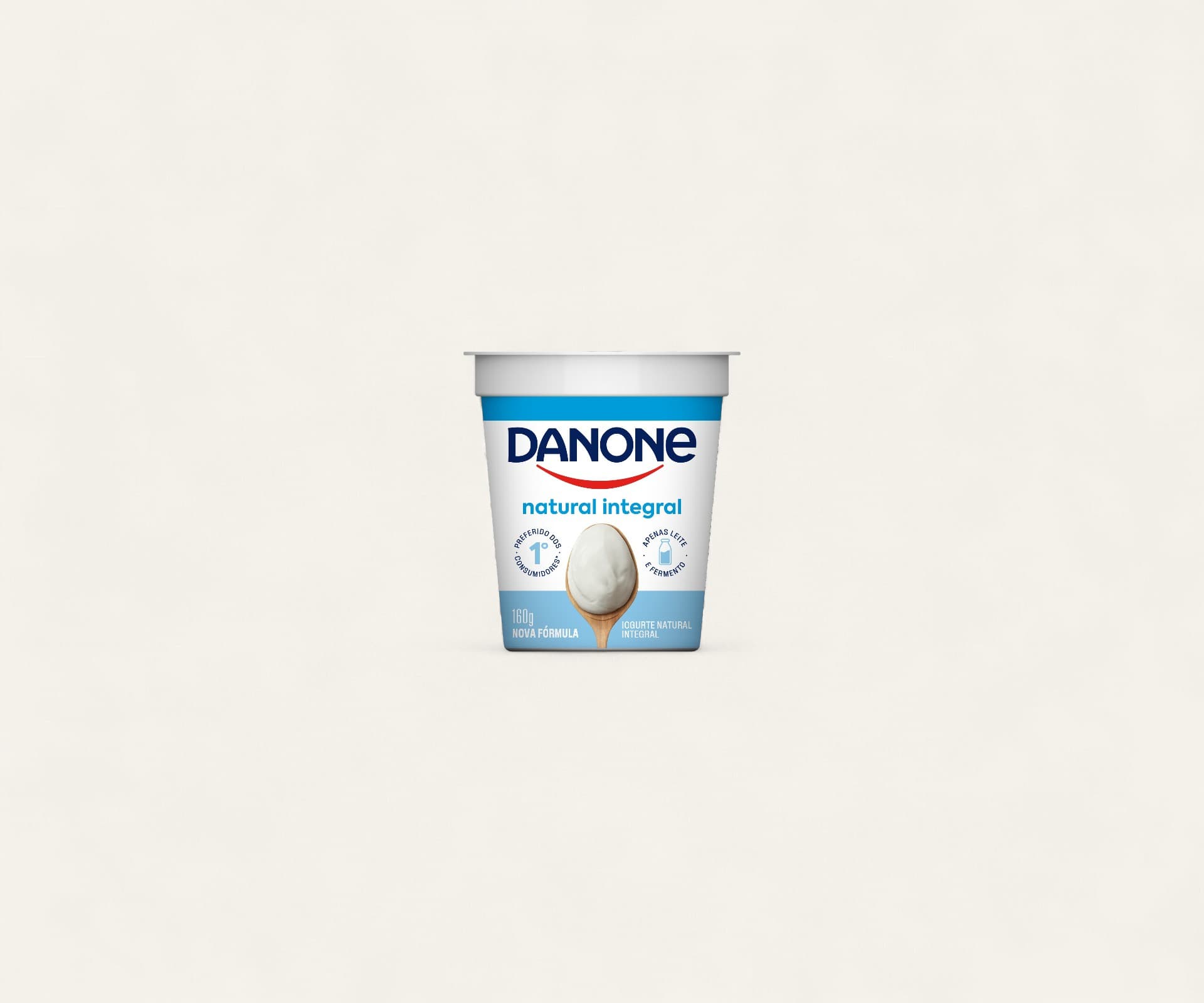 Iogurte natural integral Danone 160g