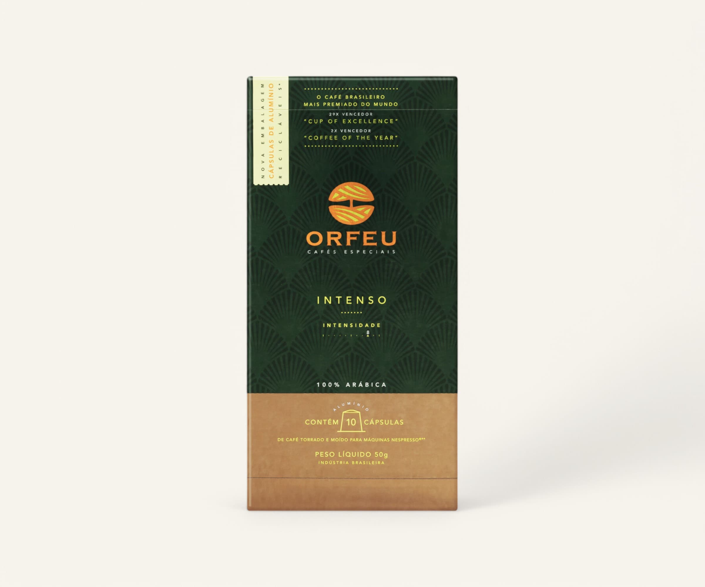 Cápsula café Orfeu intenso Nespresso 10 unidades