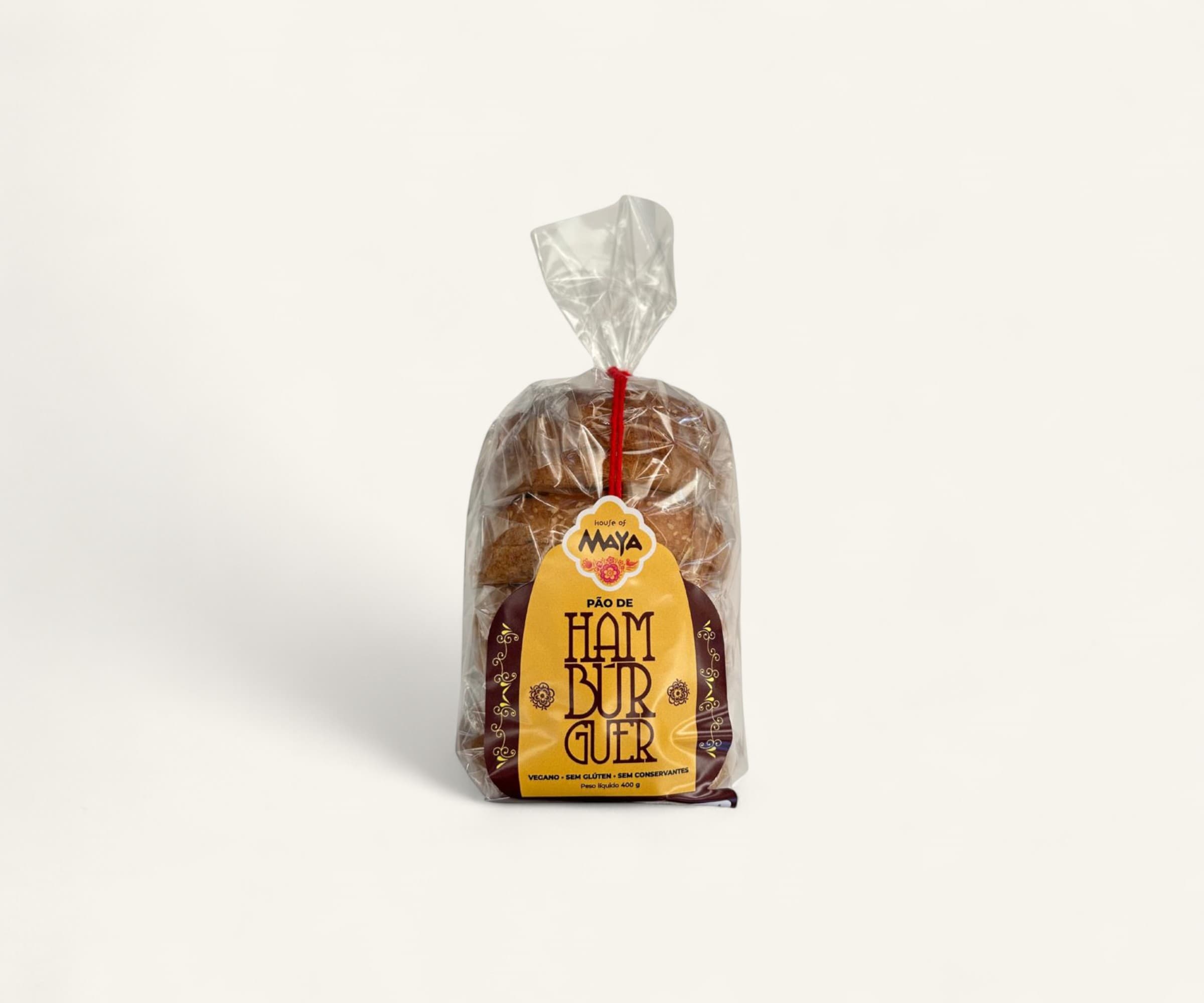 Pão de hambúrguer vegano 400g