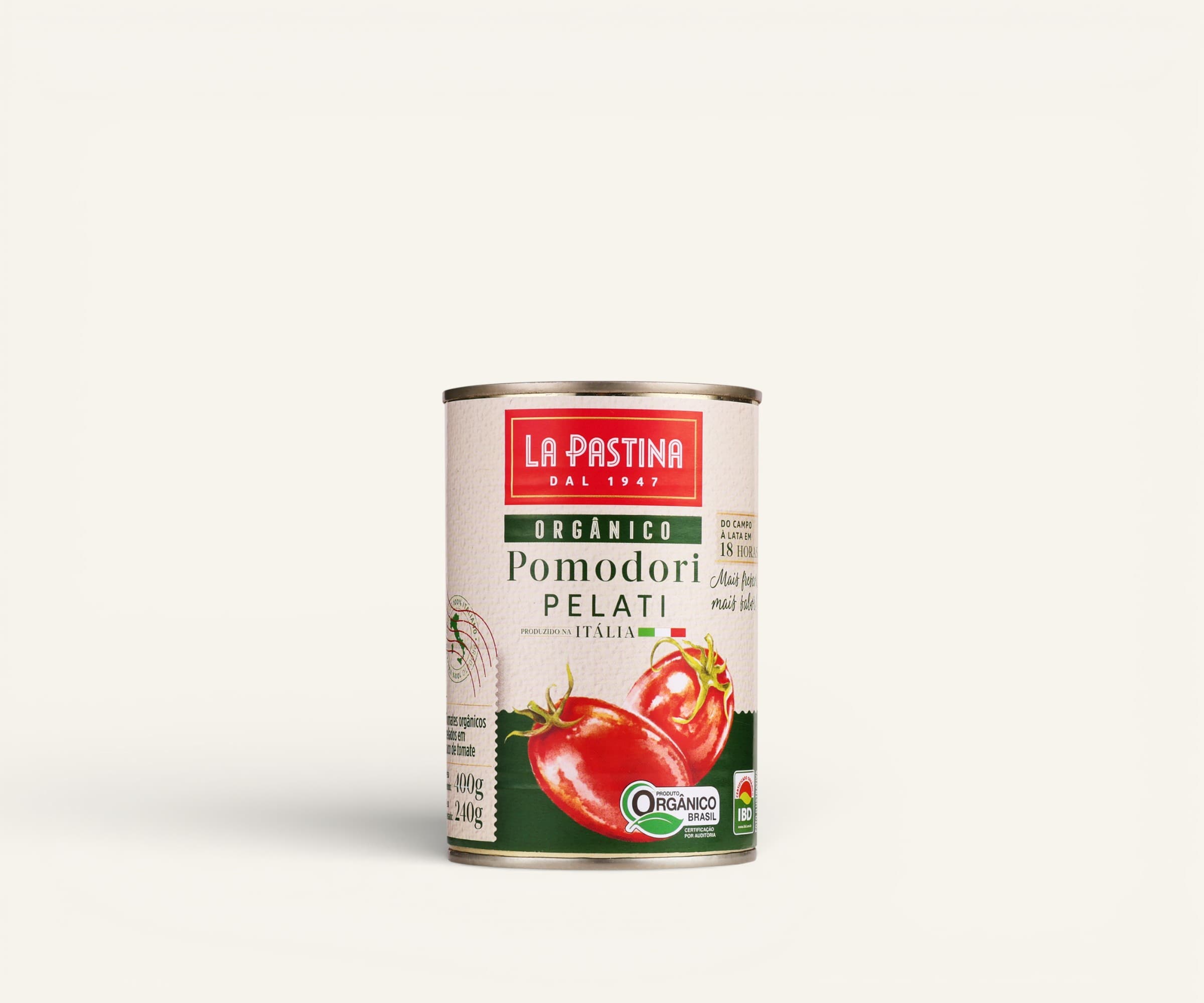 Pomodori di pelati orgânico La Pastina 400g