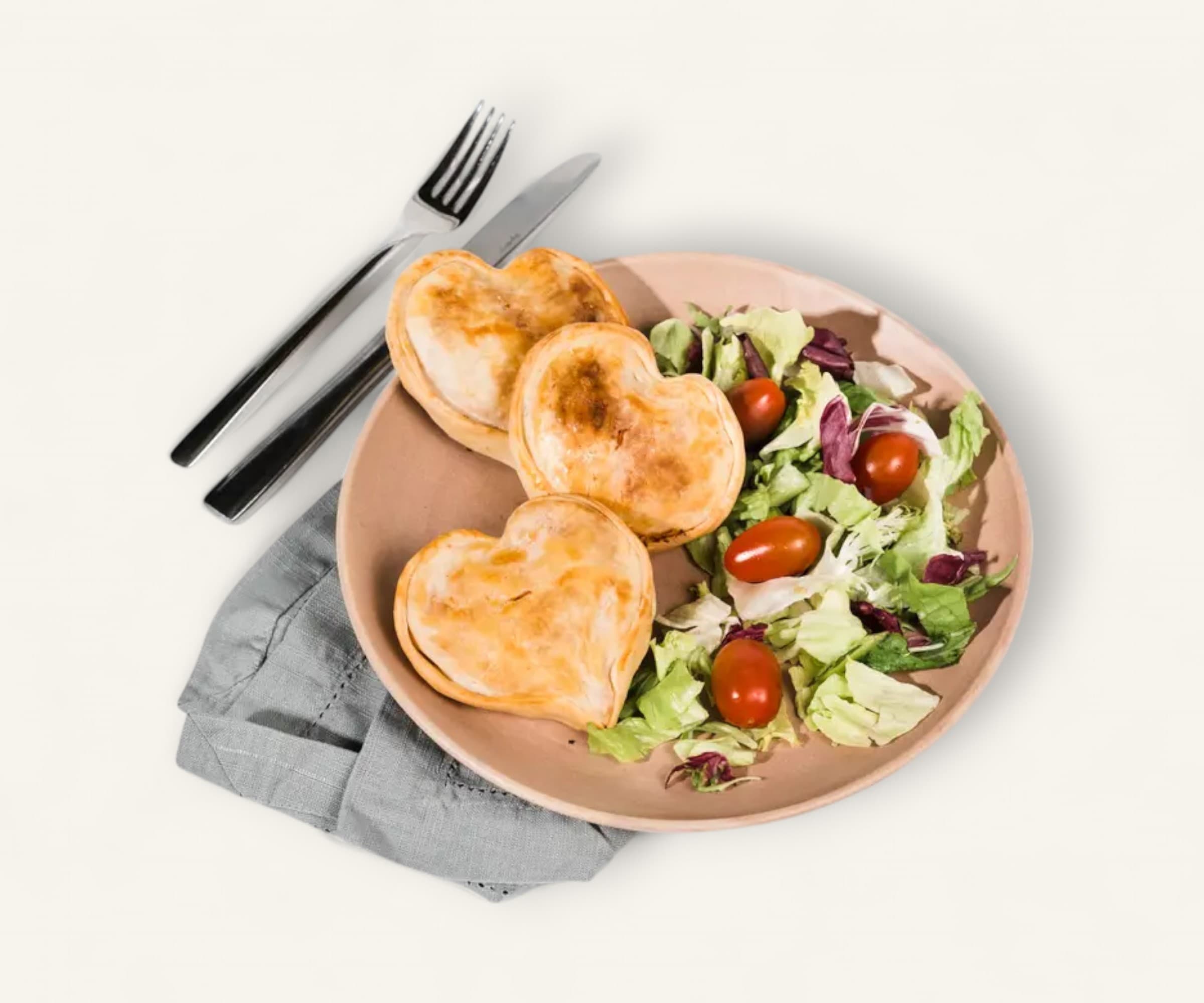 Empanadas de presunto e queijo 6 unidades