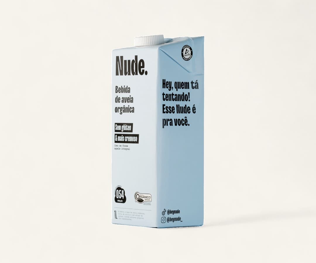 Bebida de aveia orgânica cremoso 1L