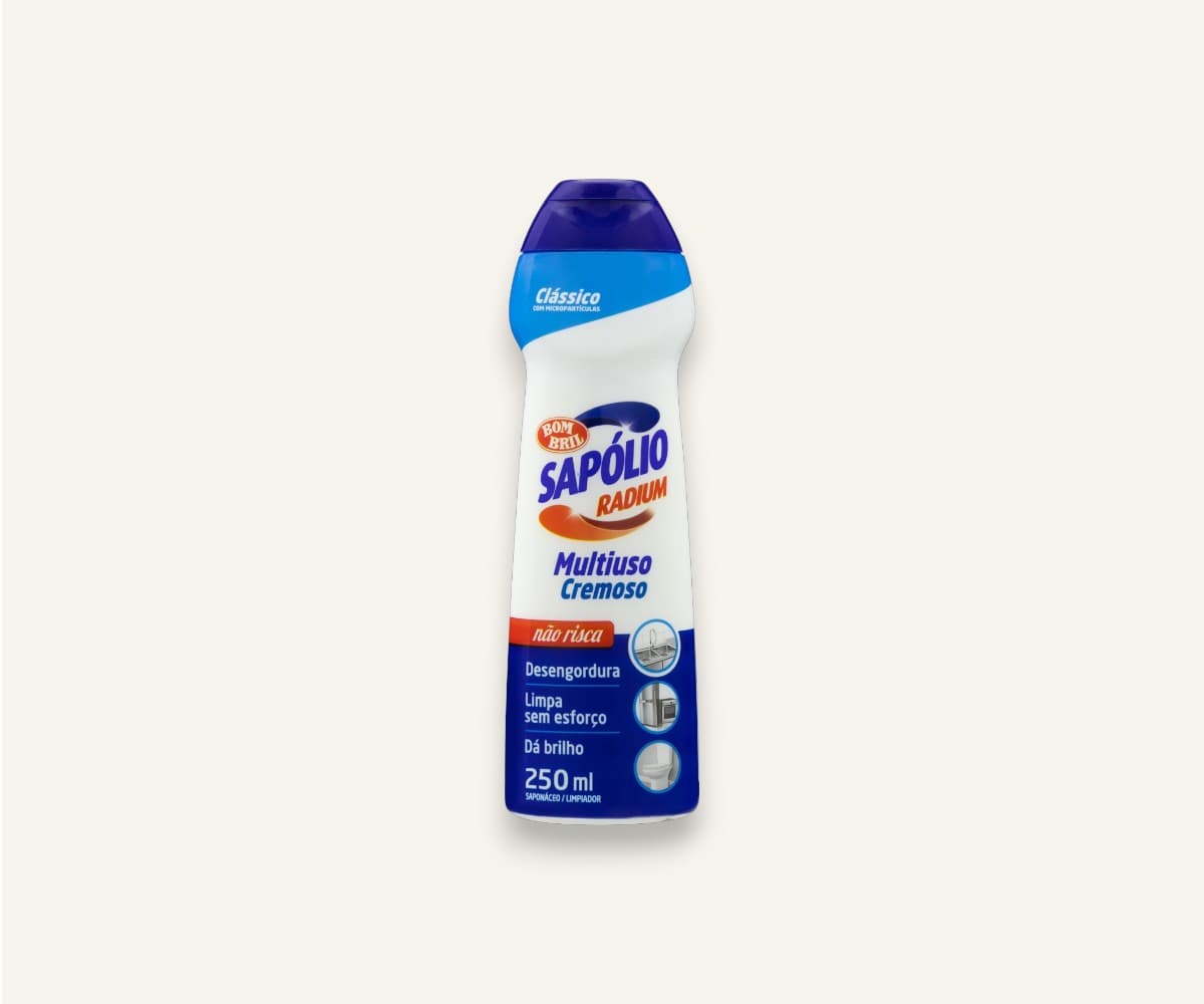 Saponáceo cremoso clássico Sapólio 250ml