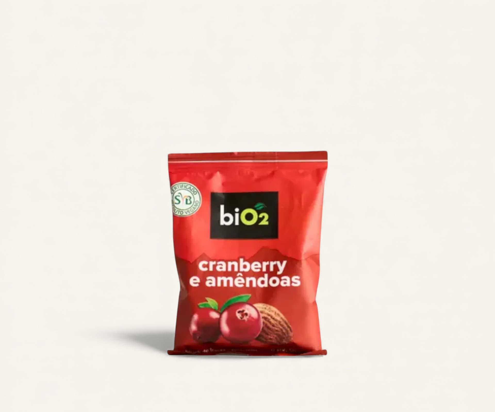 Snack de cranberry & amêndoas 50g