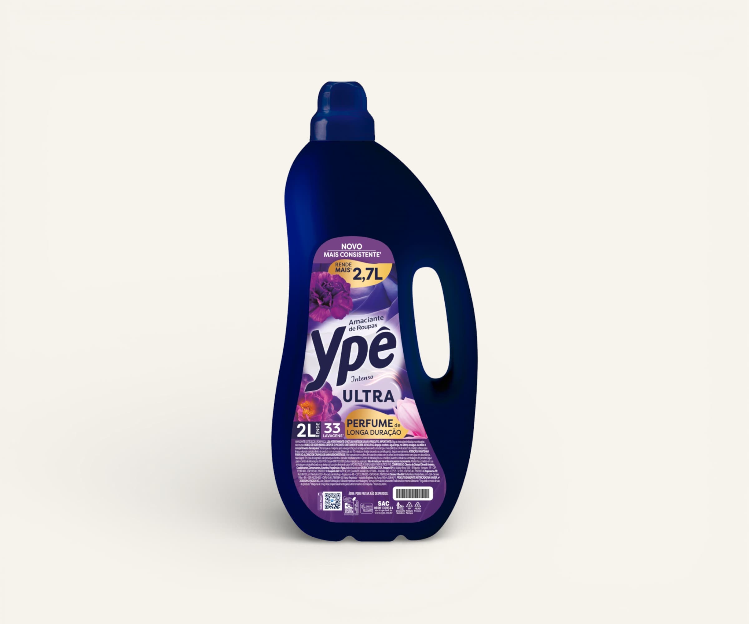 Amaciante de roupas Ypê intenso 2l