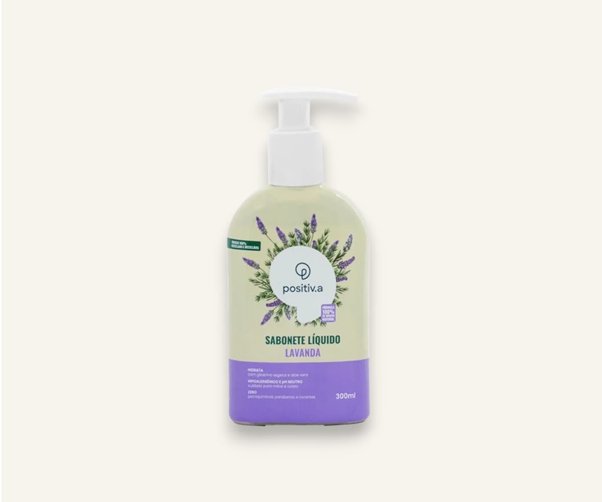 Sabonete líquido lavanda Positiv.a 300ml