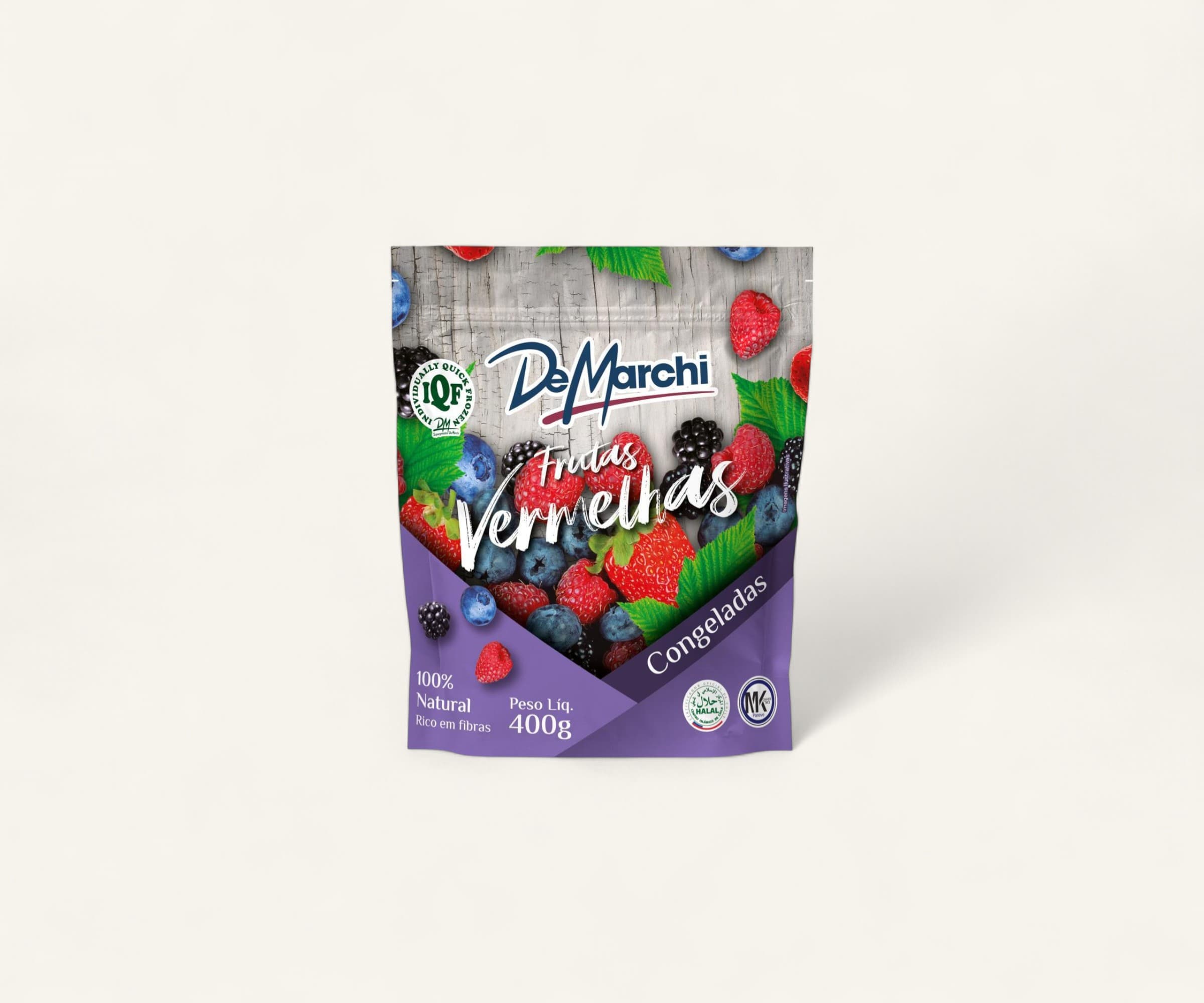 Mix de frutas vermelhas congeladas 400g