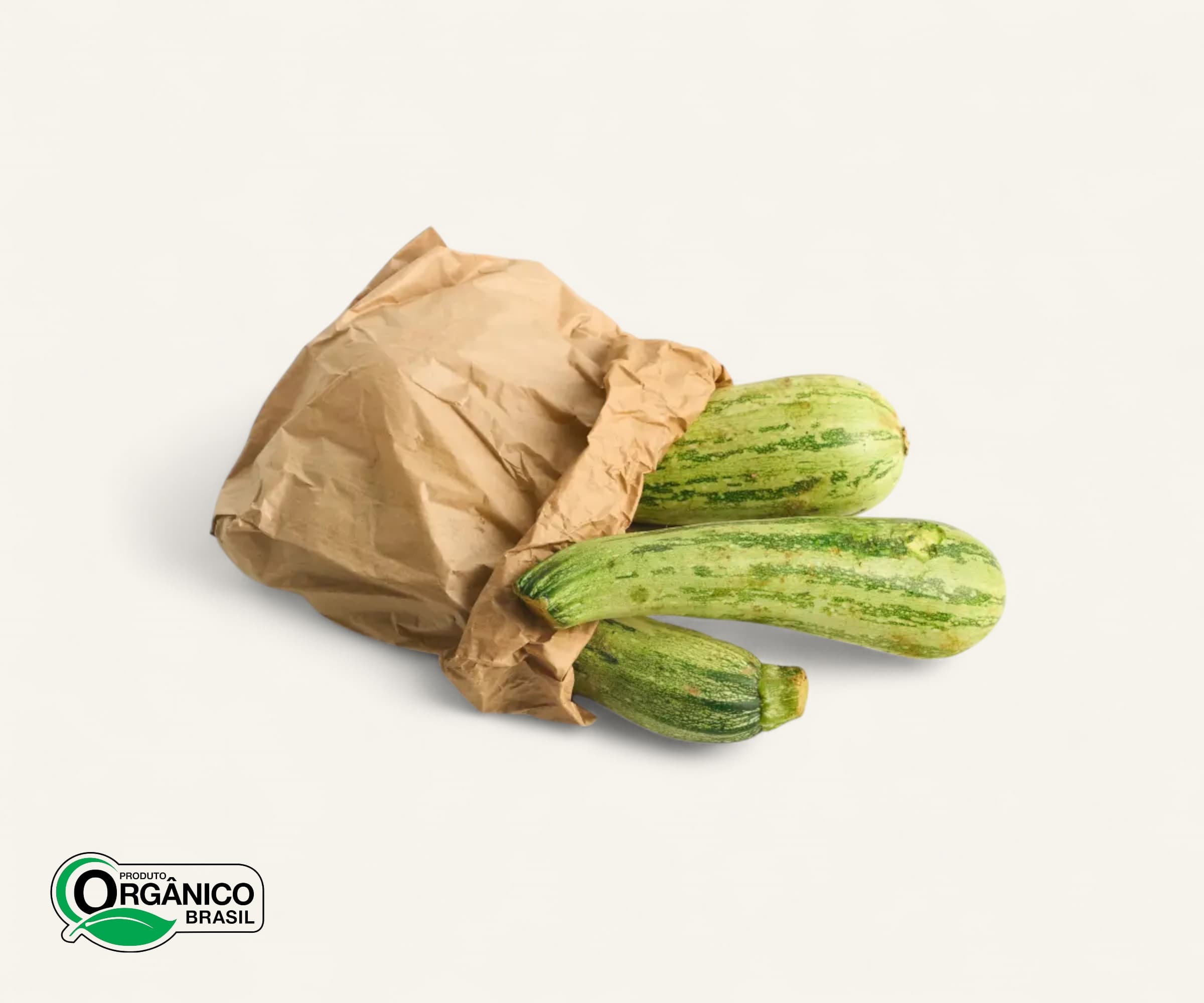 Abobrinha italiana orgânica 600g | 2 a 4und