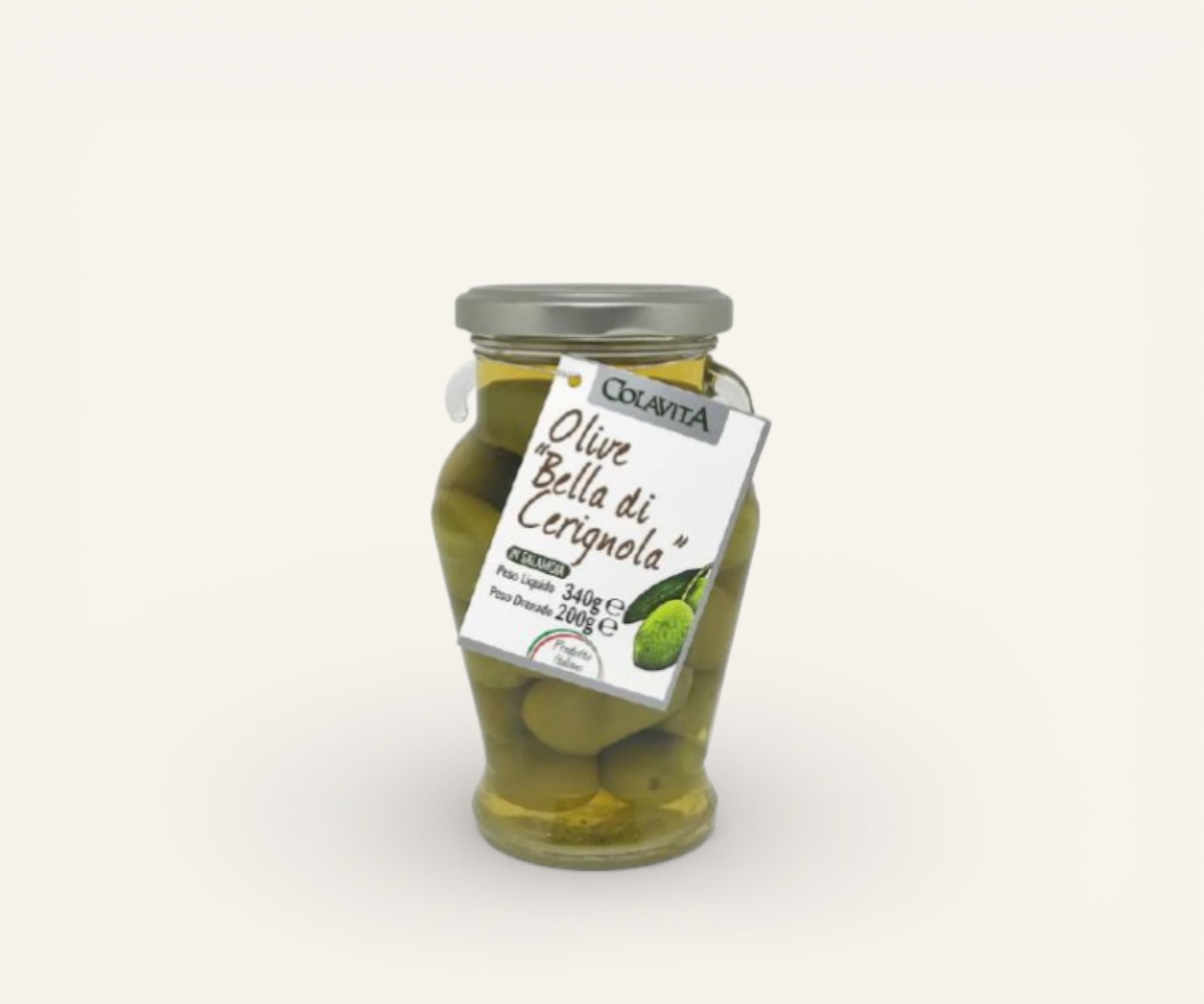 Azeitona com caroço Bella Cerignola 340g