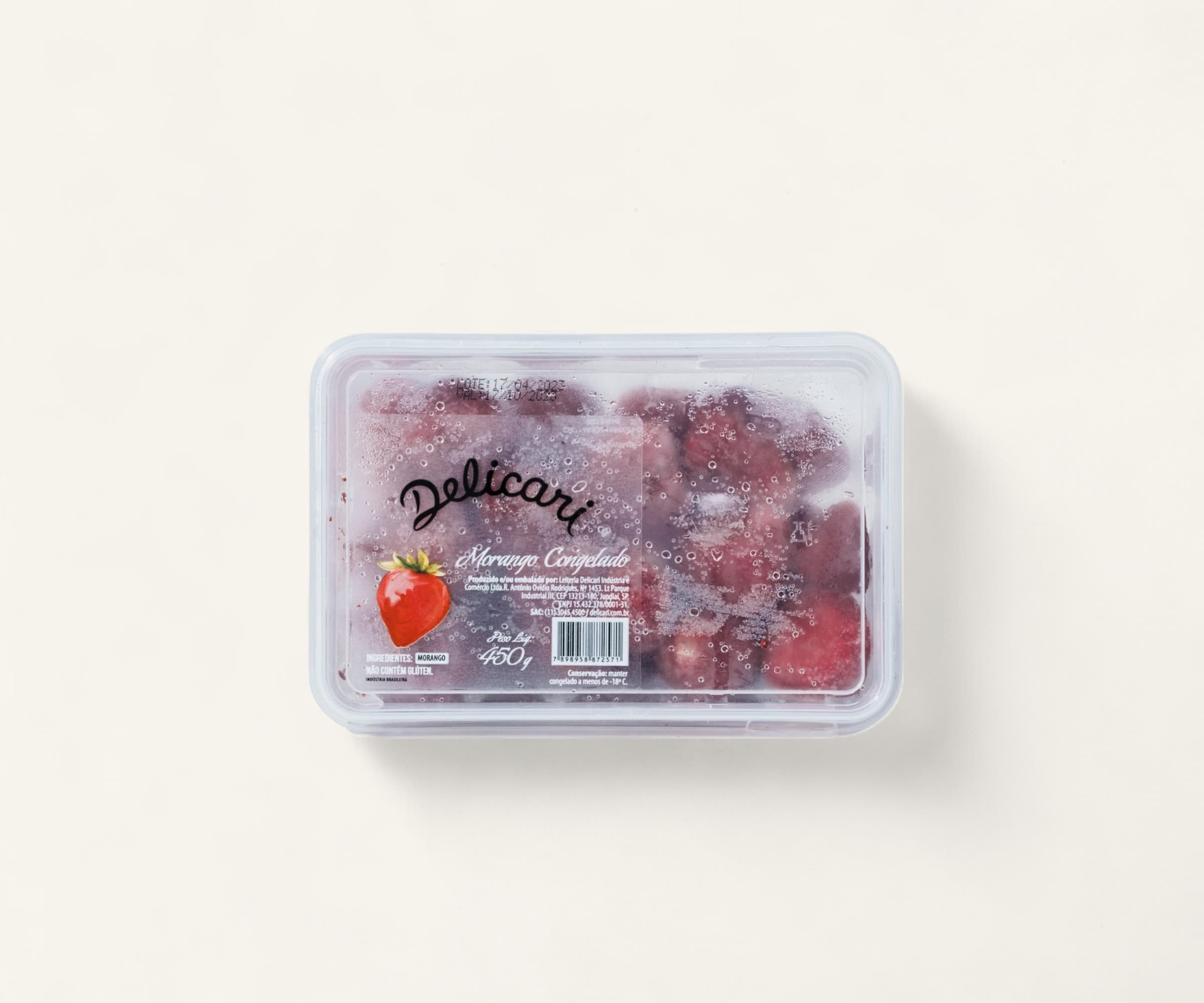 Morango congelado 450g