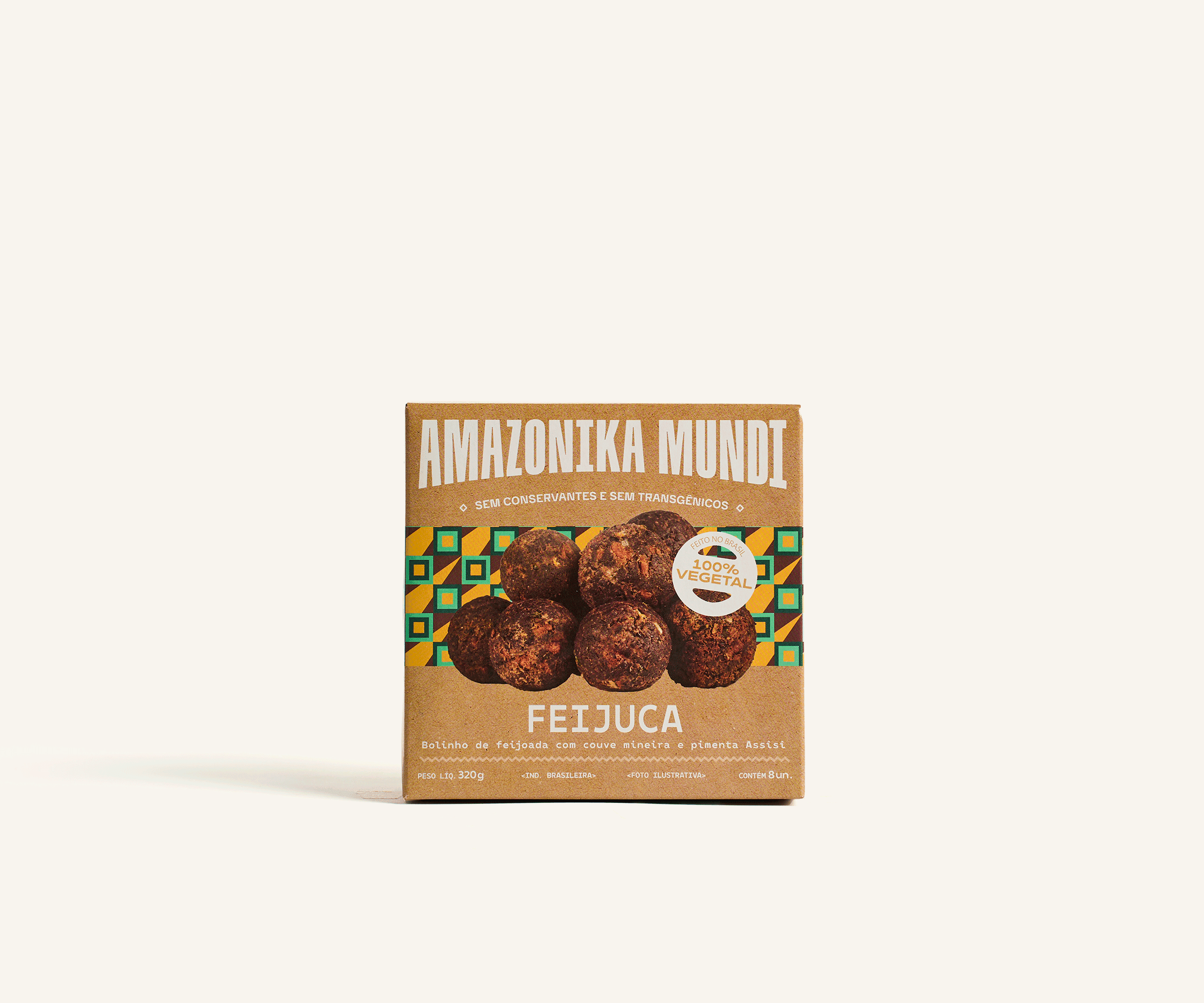 Bolinho de Feijoada vegano 320g 8 Unidades - Congelado
