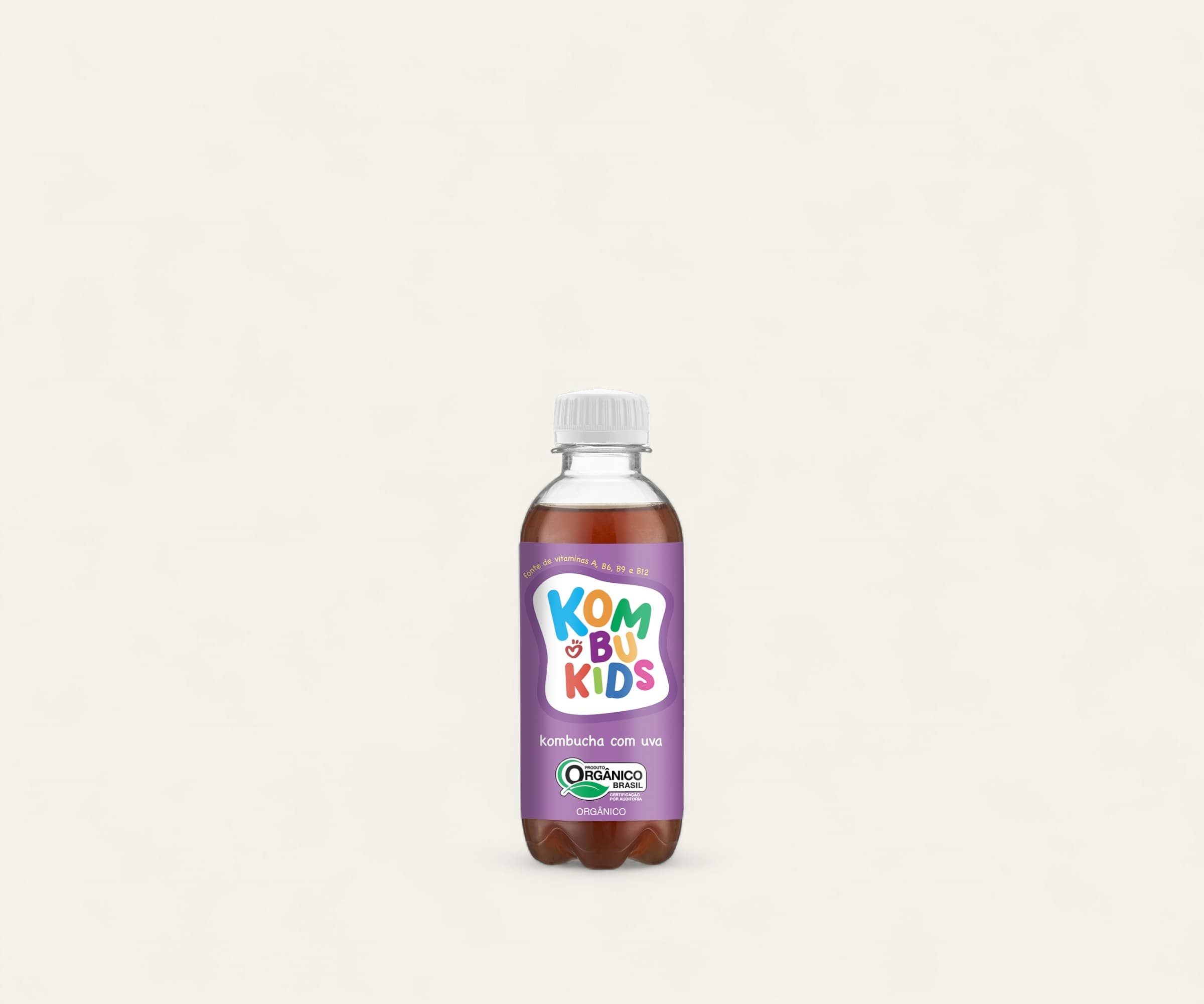 Kombucha com uva Kombukids orgânico BioZen 200ml