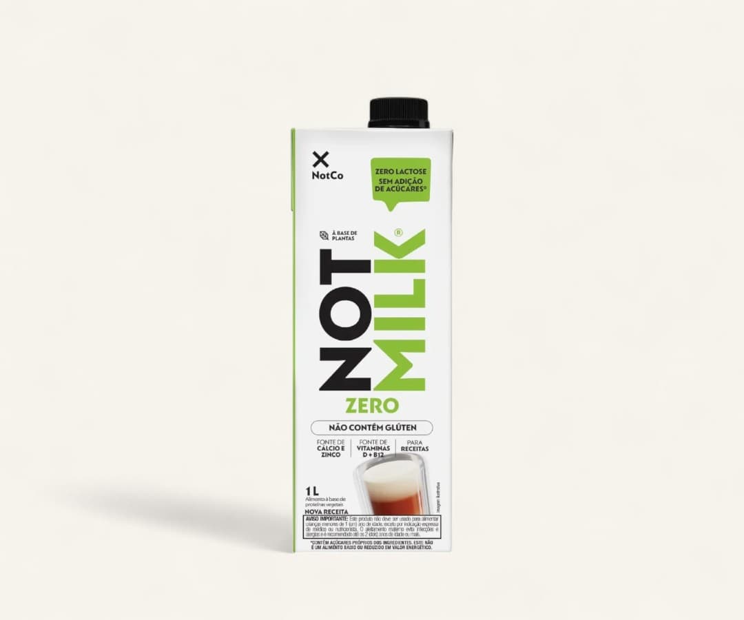Bebida vegetal NotCo NotMilk zero adição de açúcar 1L