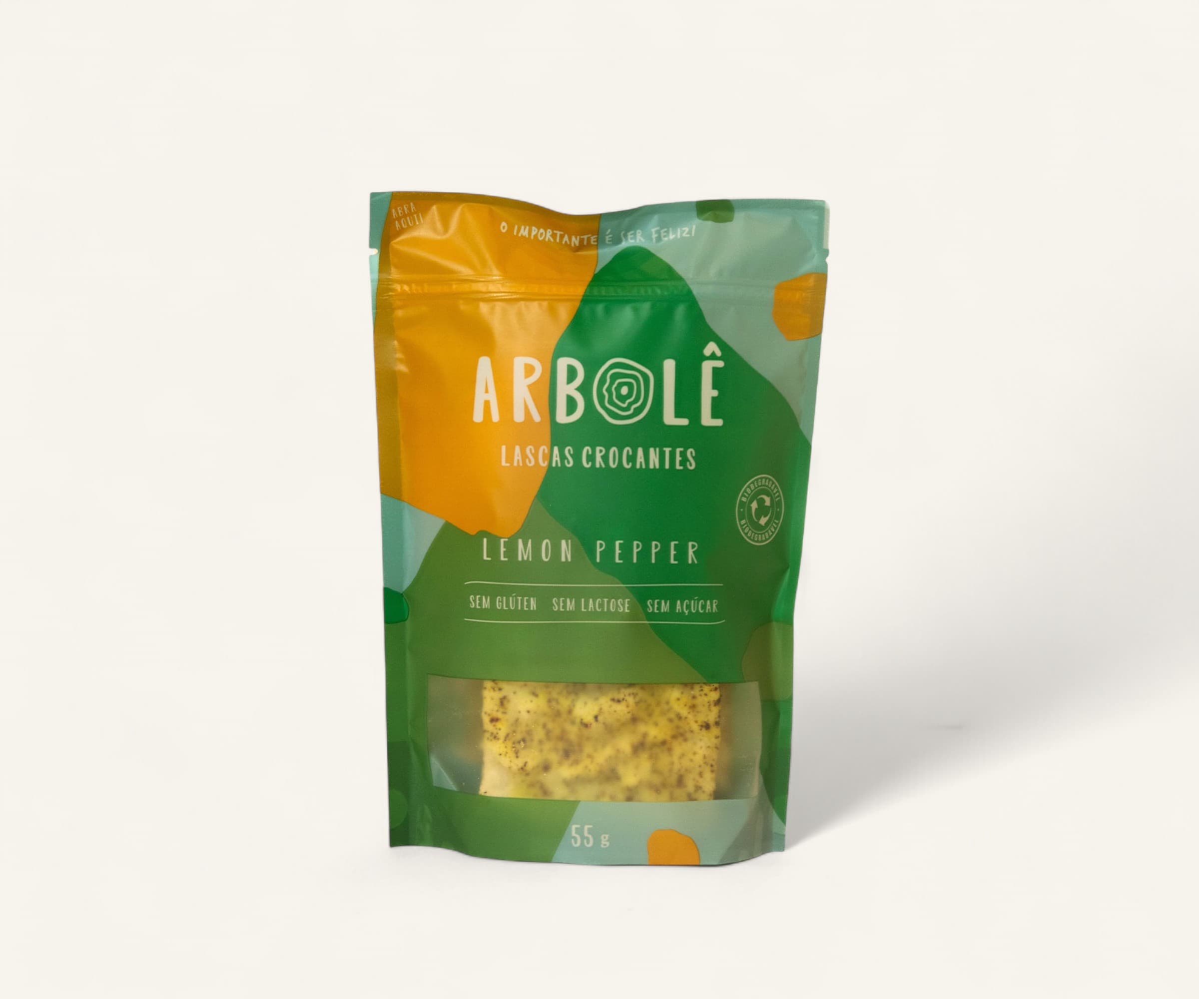 Lascas crocantes de lemon pepper Arbolê 55g