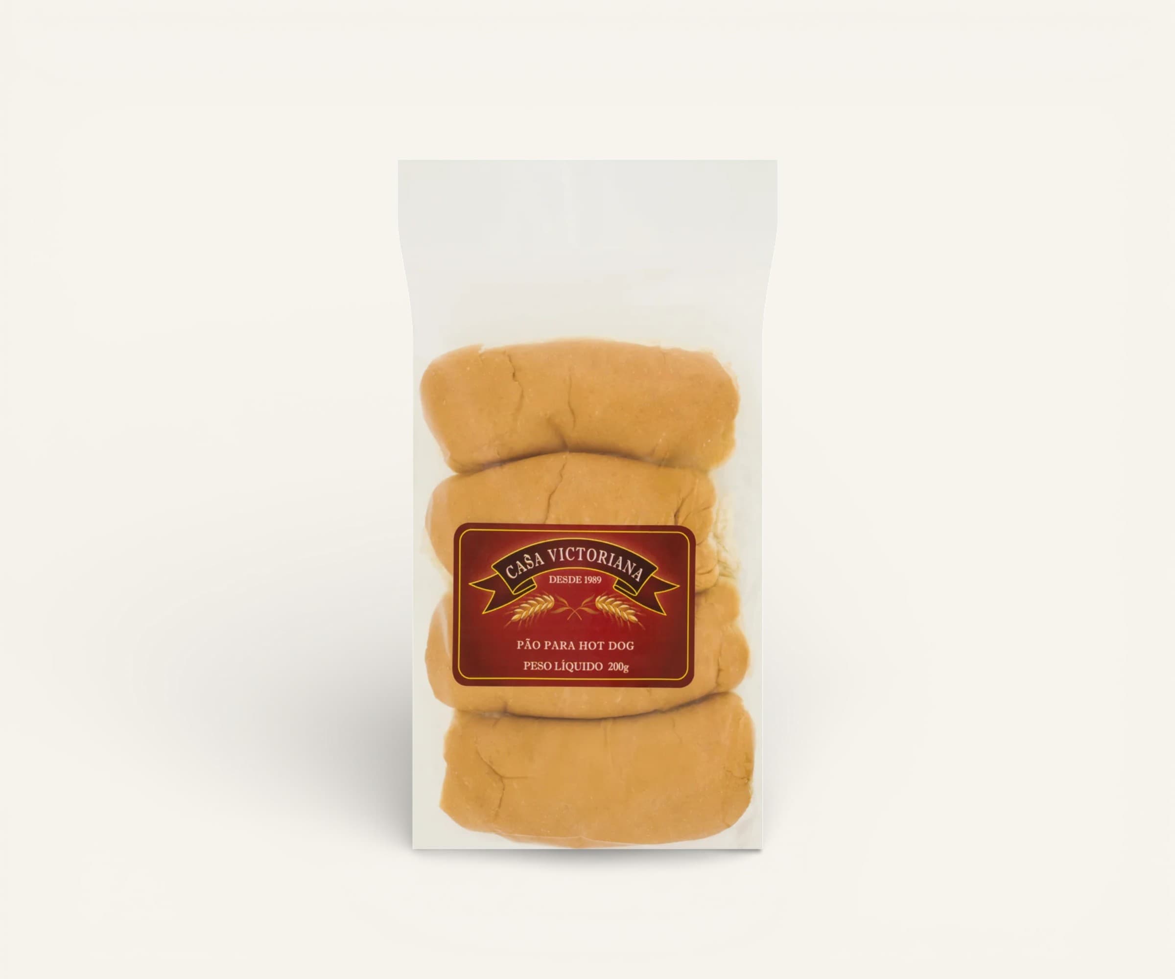 Pão para hot dog Casa Victoriana 200g