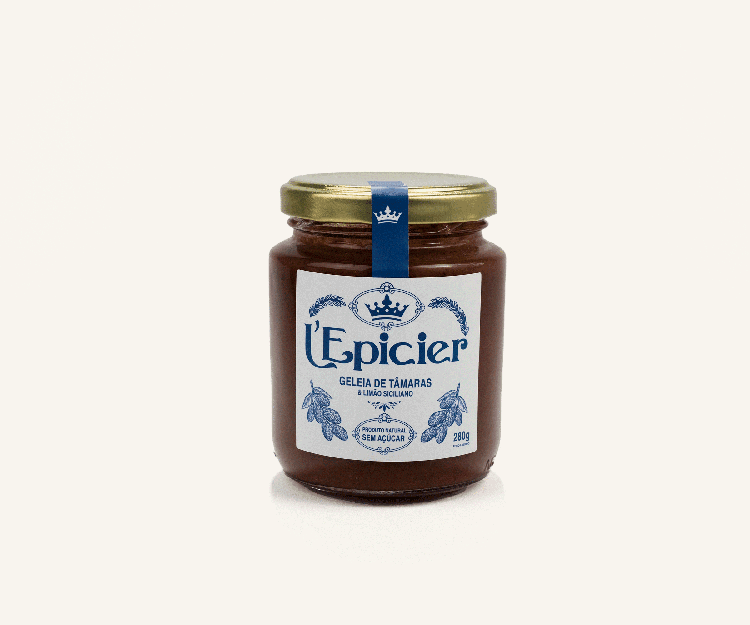 Geleia de tâmaras e limão siciliano 280g