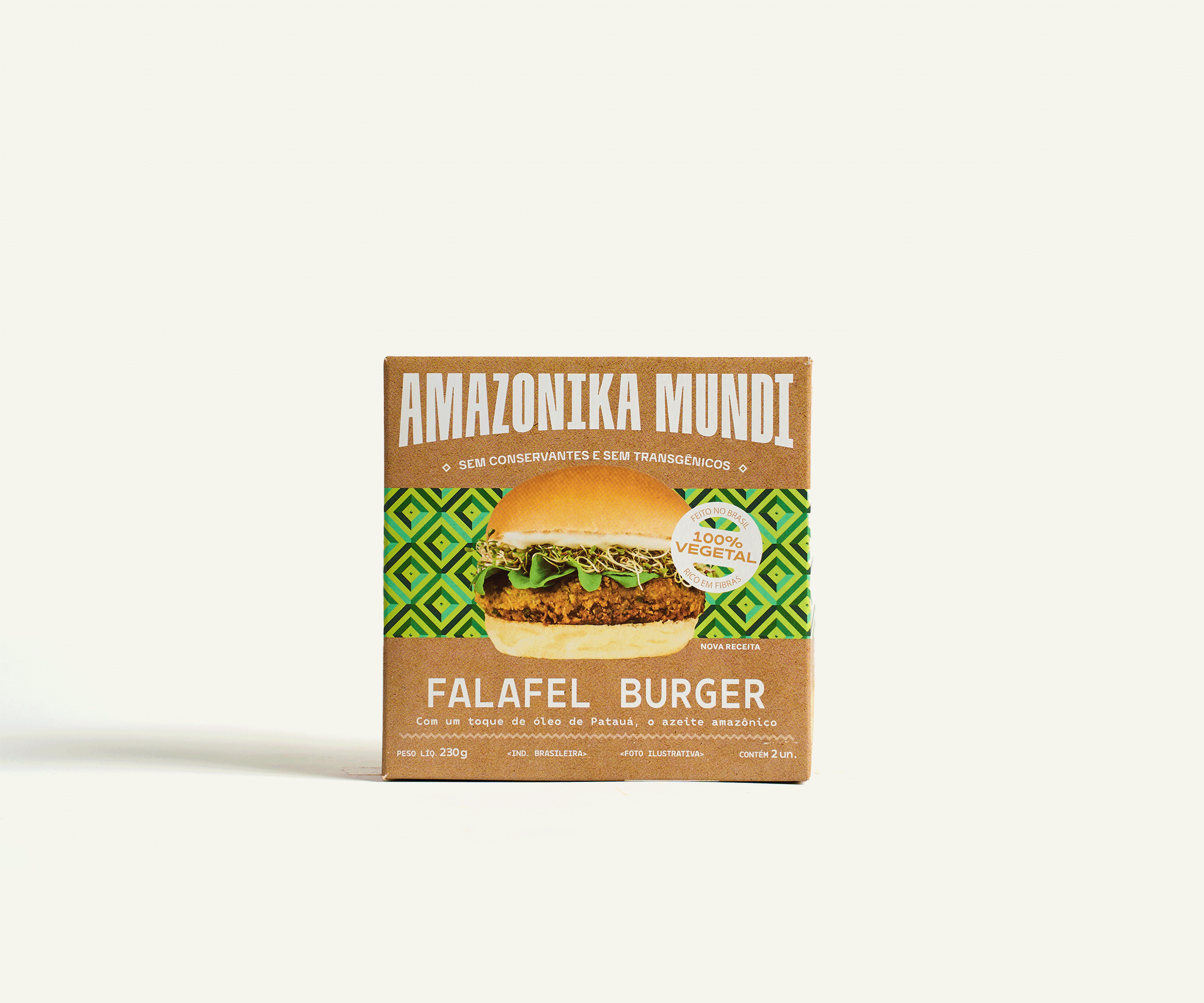 Hambúrguer de Falafel 230g 2 Unidades - Congelado