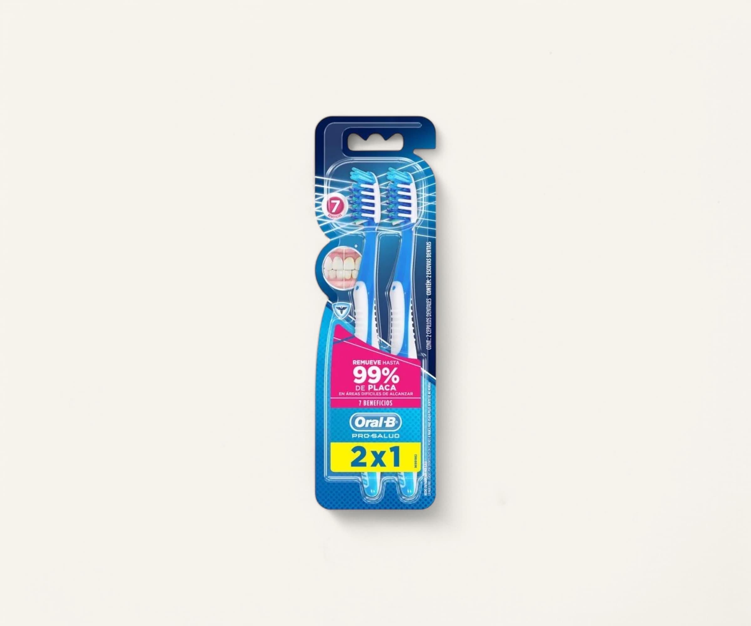 Escova dental Pro-Saúde suave Oral-B pack 2un