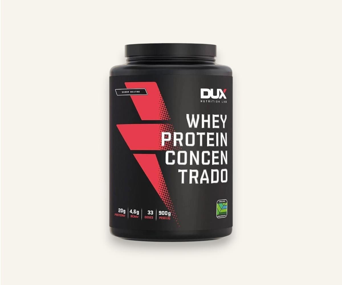 Whey protein neutro concentrado Dux 900g