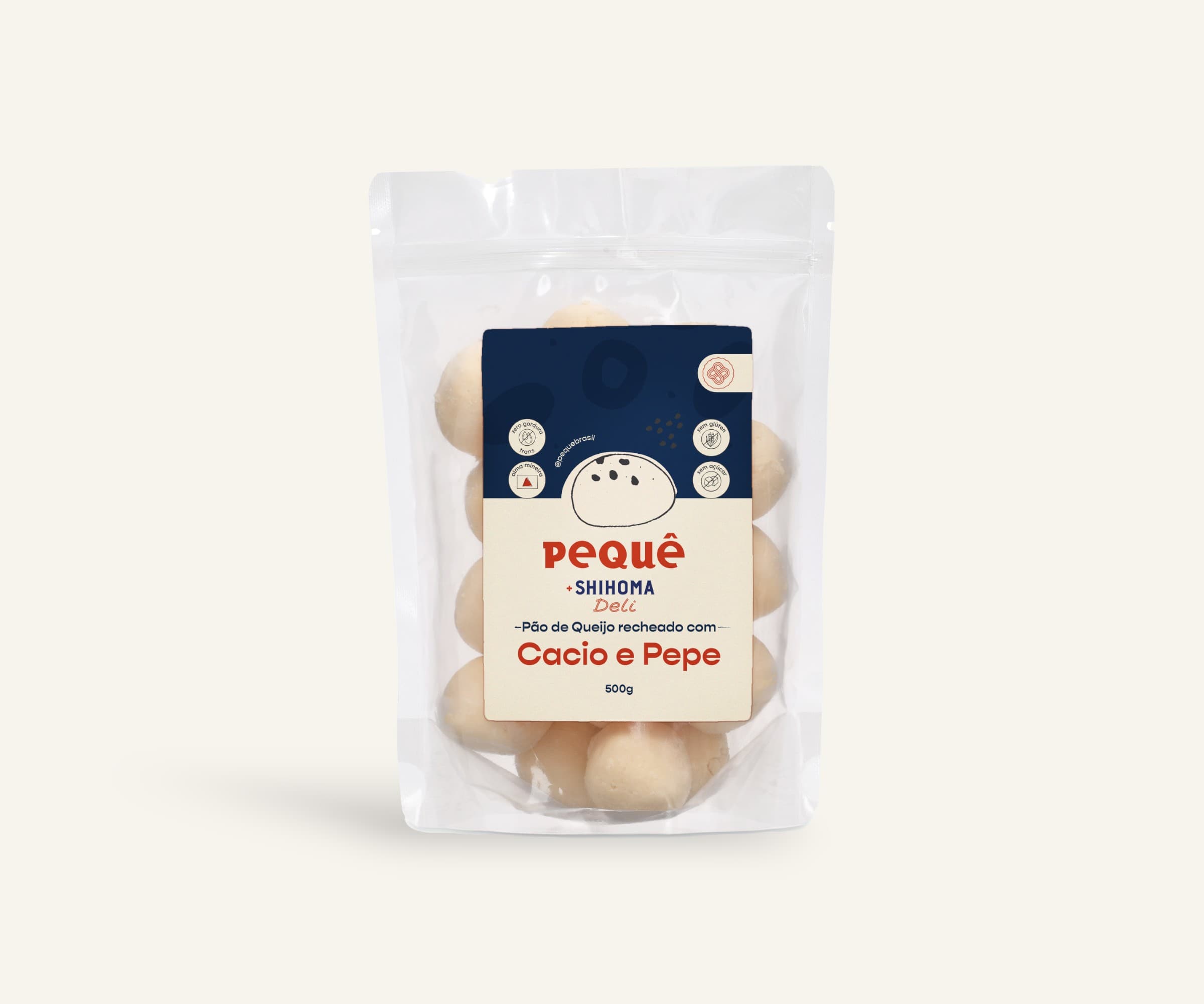 Pão de Queijo Cacio e Pepe 500g