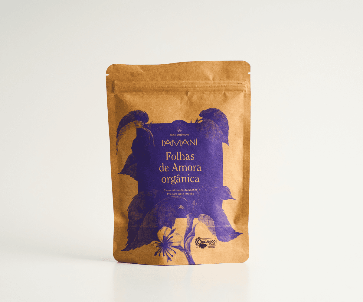 Folha de amora orgânica 30g