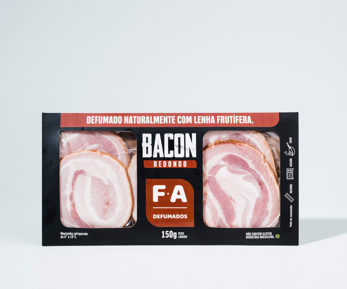 Bacon redondo fatiado 150g