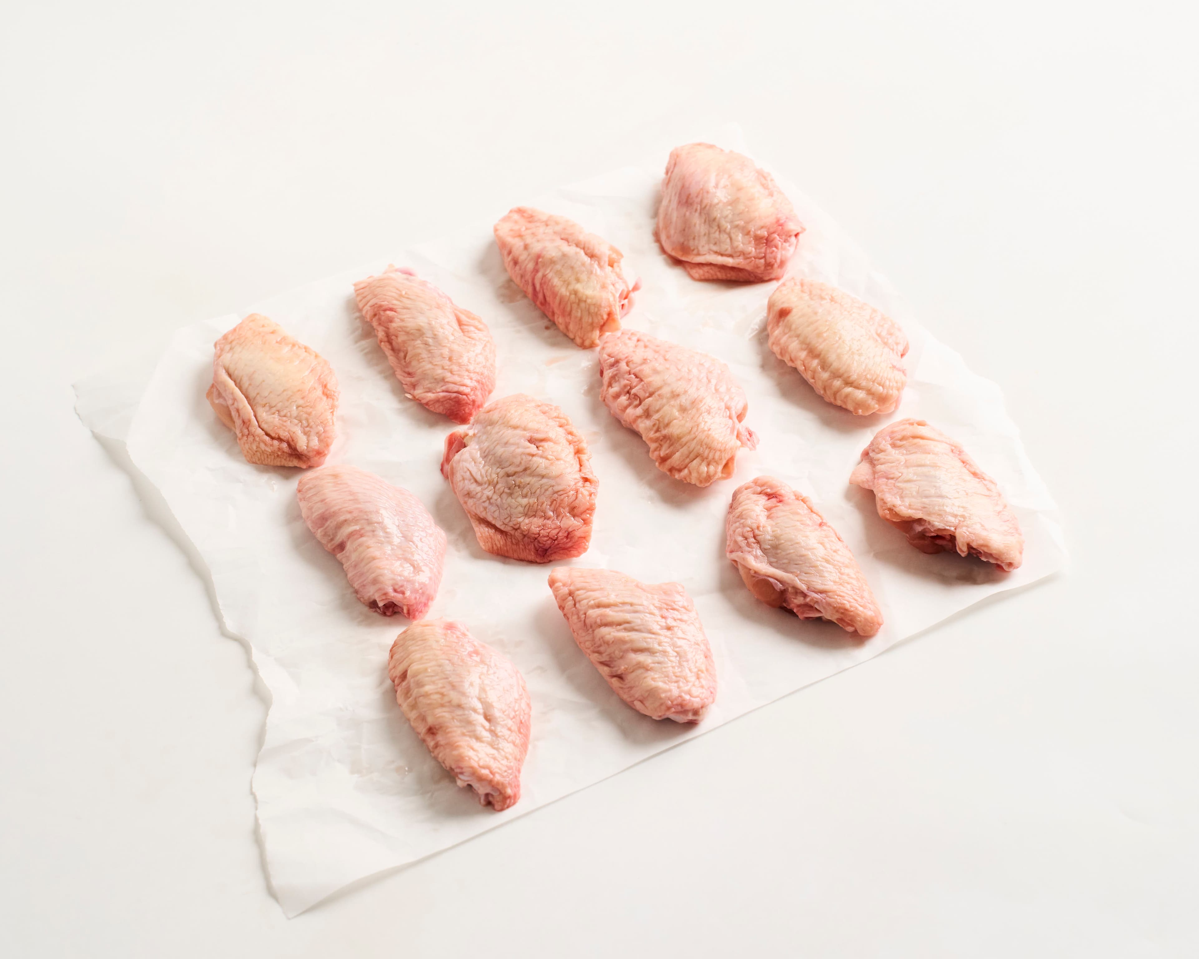 Meio da asa de frango nat. verde 1kg