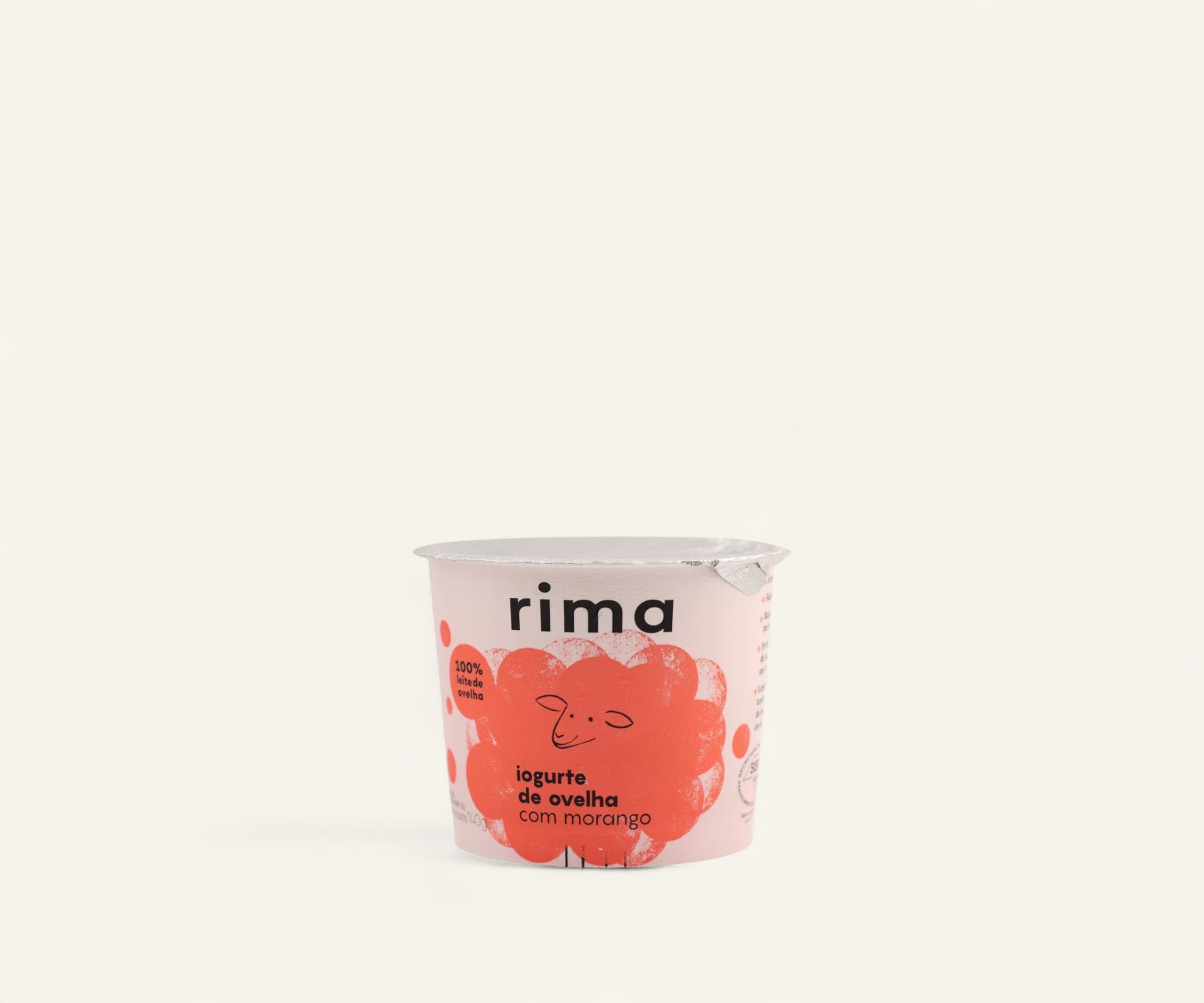 Iogurte de ovelha com morango 140g