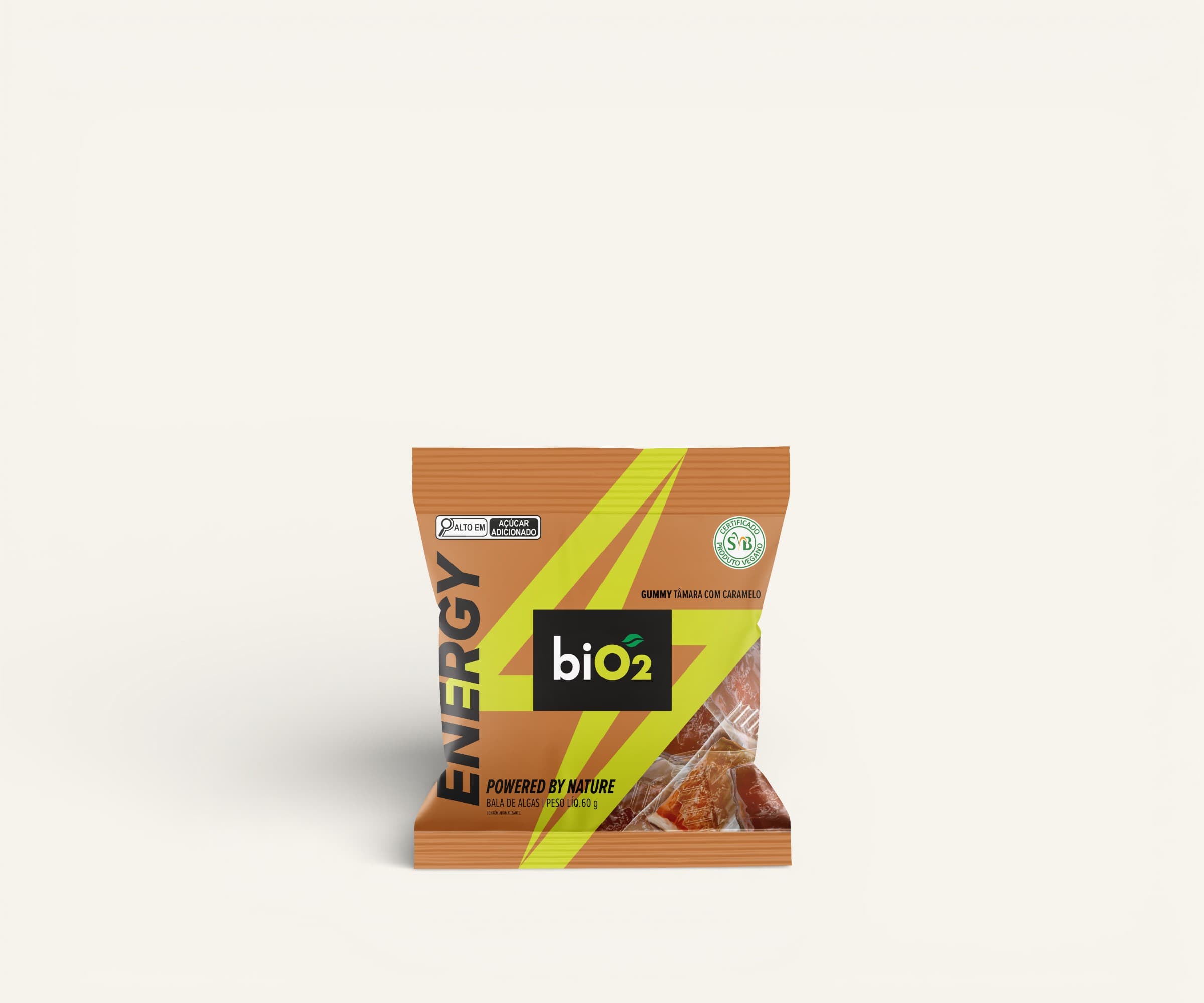 Energy gummy biO2 tâmara com caramelo 60g
