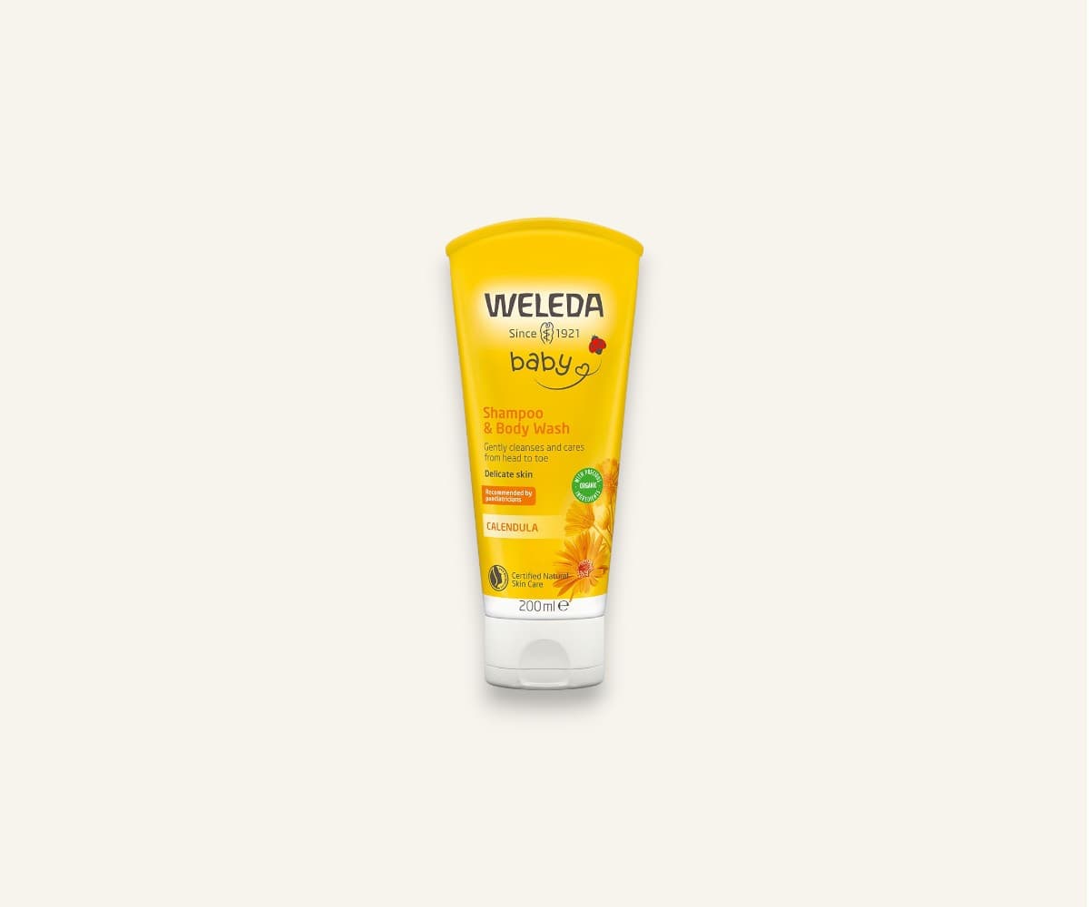 Weleda Baby Calendula Bagnoschiuma E Shampoo 400ml - Delicato Per Neonati Con Estratto Di Calendula Bio - Foto 6