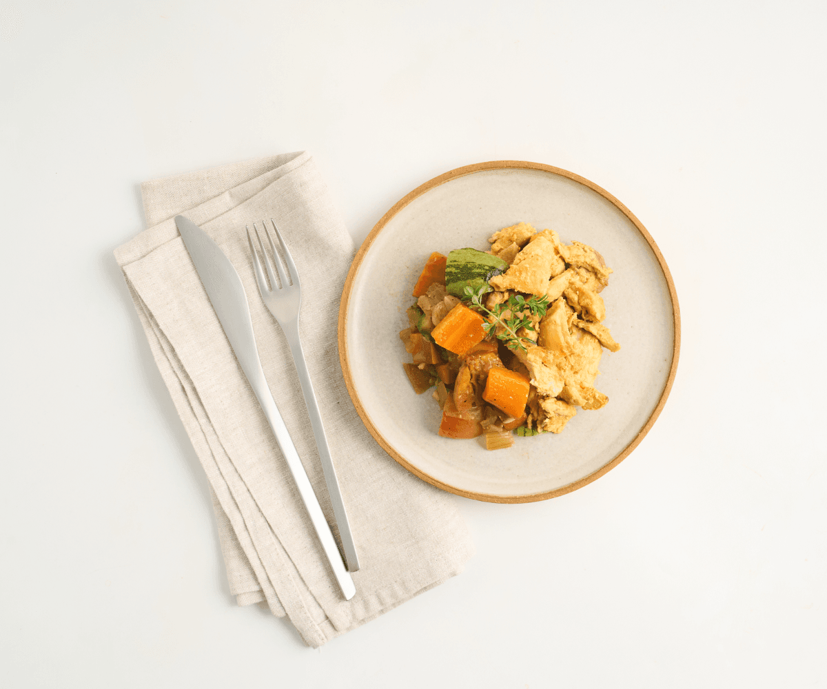 Frango grelhado com legumes orientais 270g
