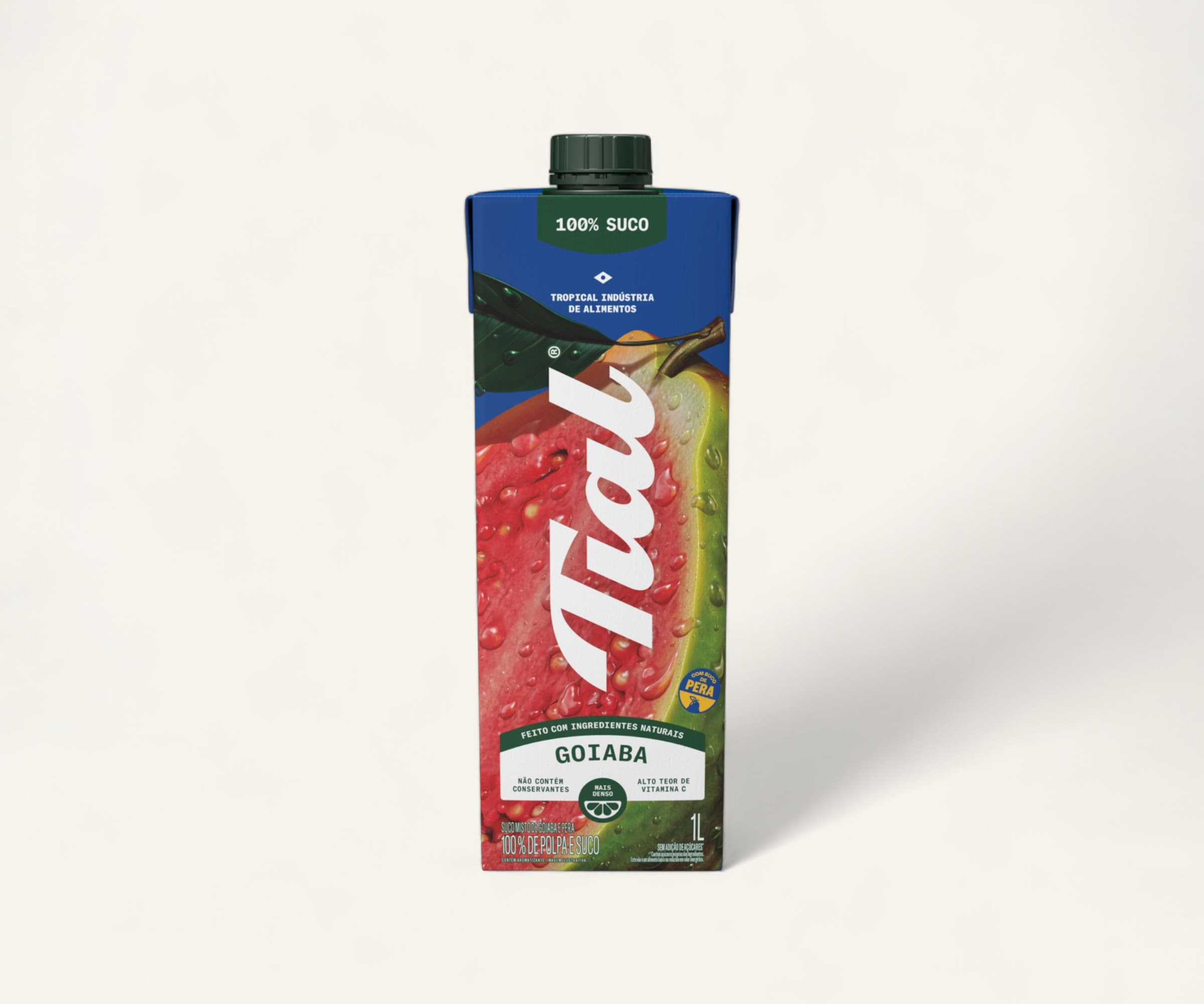 Suco misto de goiaba e pera Tial 1l